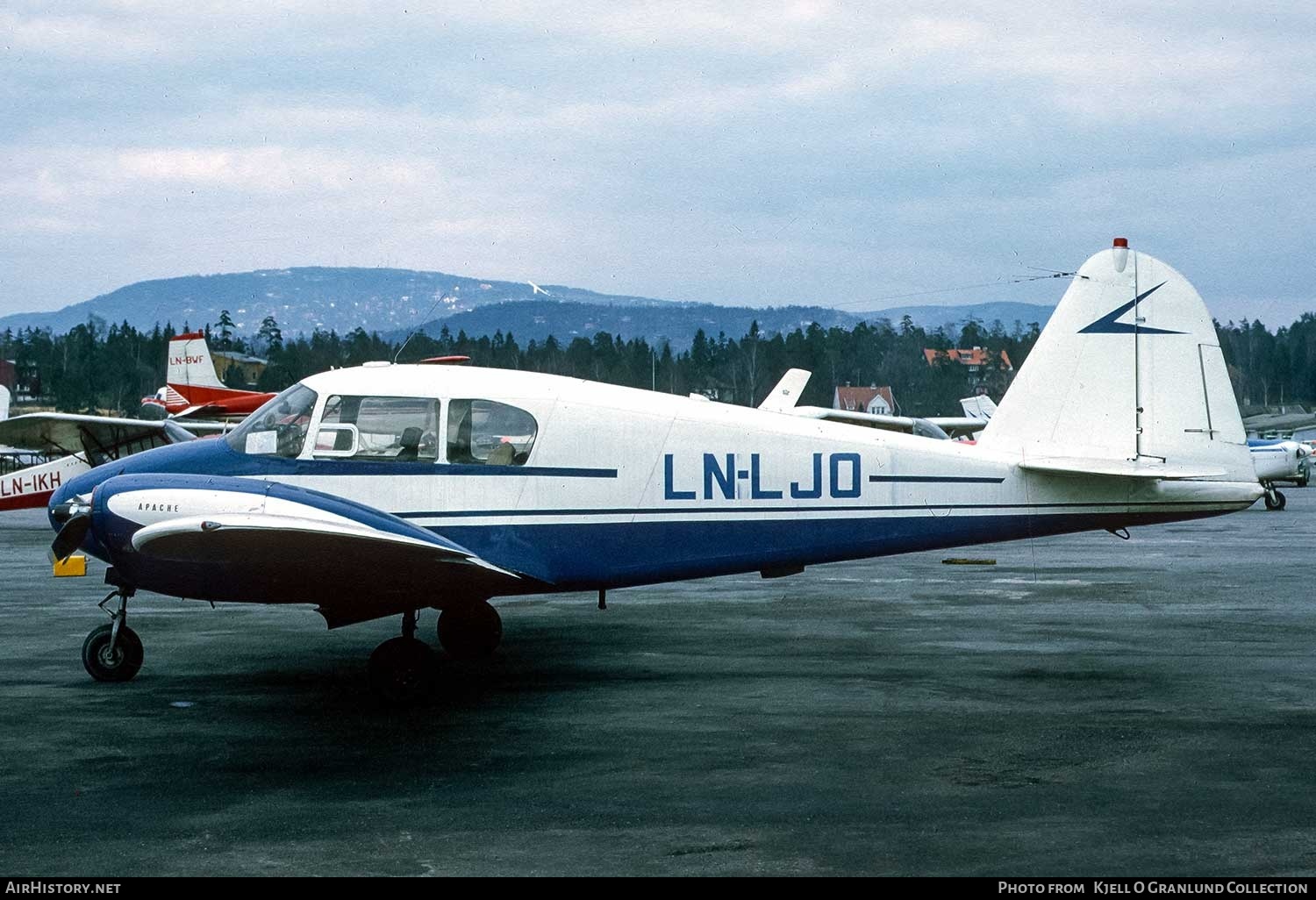 Aircraft Photo of LN-LJO | Piper PA-23-160 Apache F | AirHistory.net #740548