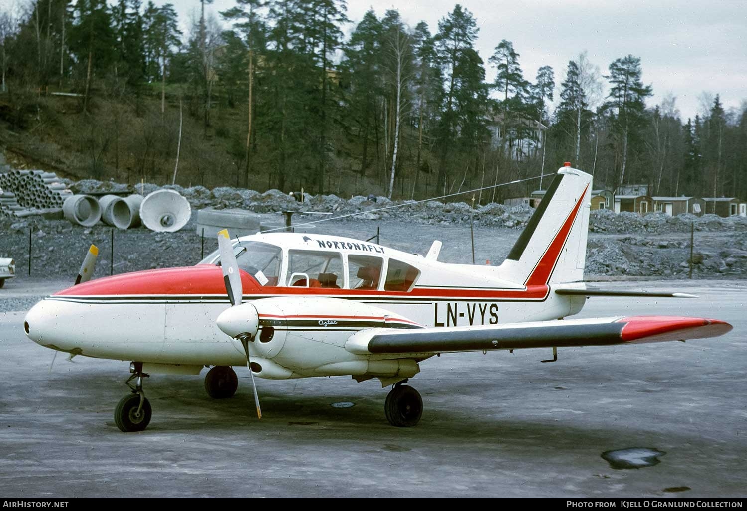 Aircraft Photo of LN-VYS | Piper PA-23-250 Aztec B | Norrønafly | AirHistory.net #740578
