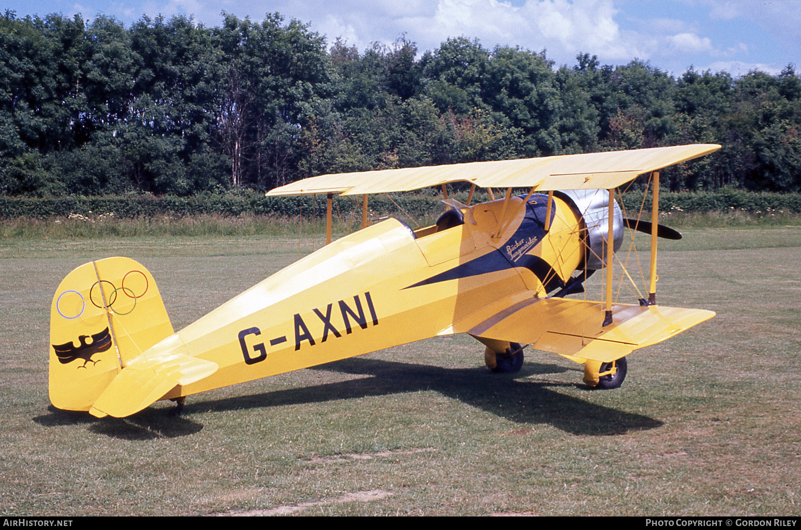 Aircraft Photo of G-AXNI | Bücker Bü 133C Jungmeister | AirHistory.net #740579