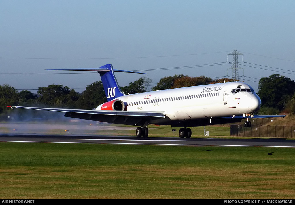 Aircraft Photo of SE-DIS | McDonnell Douglas MD-81 (DC-9-81) | Scandinavian Airlines - SAS | AirHistory.net #740585