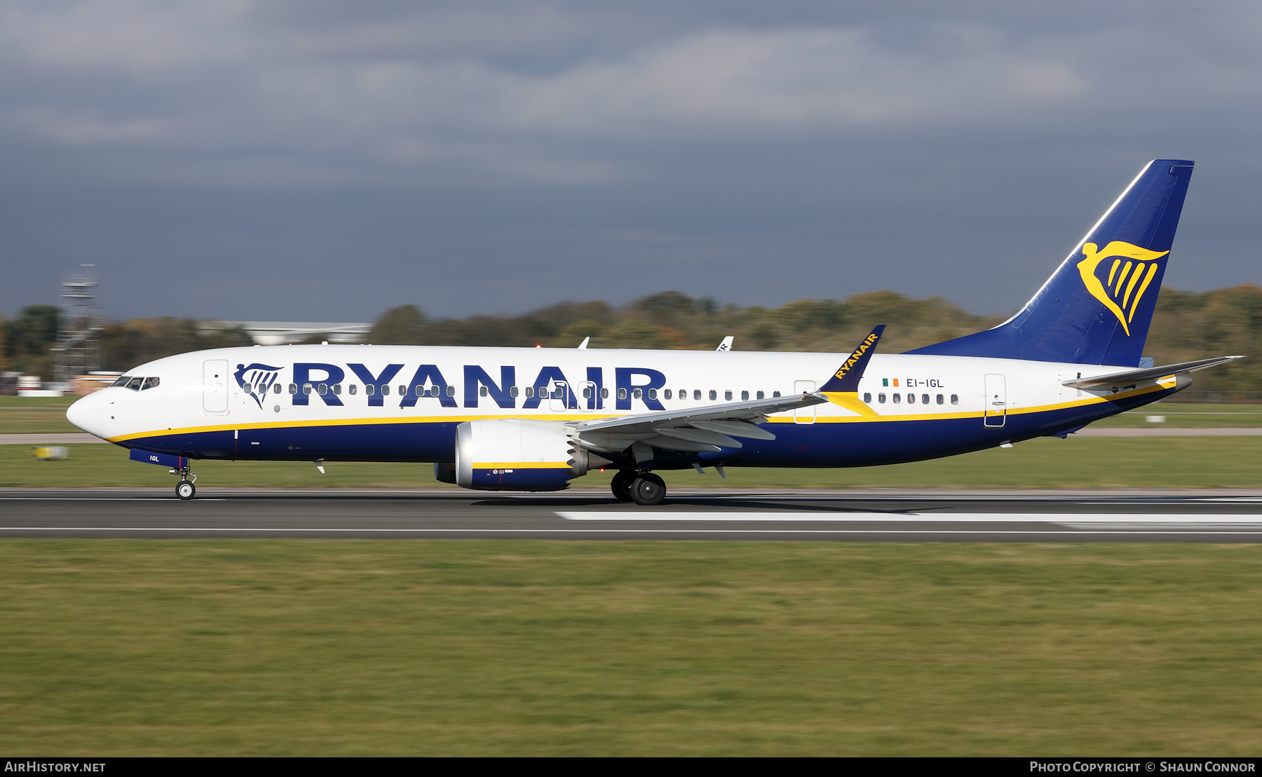 Aircraft Photo of EI-IGL | Boeing 737-8200 Max 200 | Ryanair | AirHistory.net #740598
