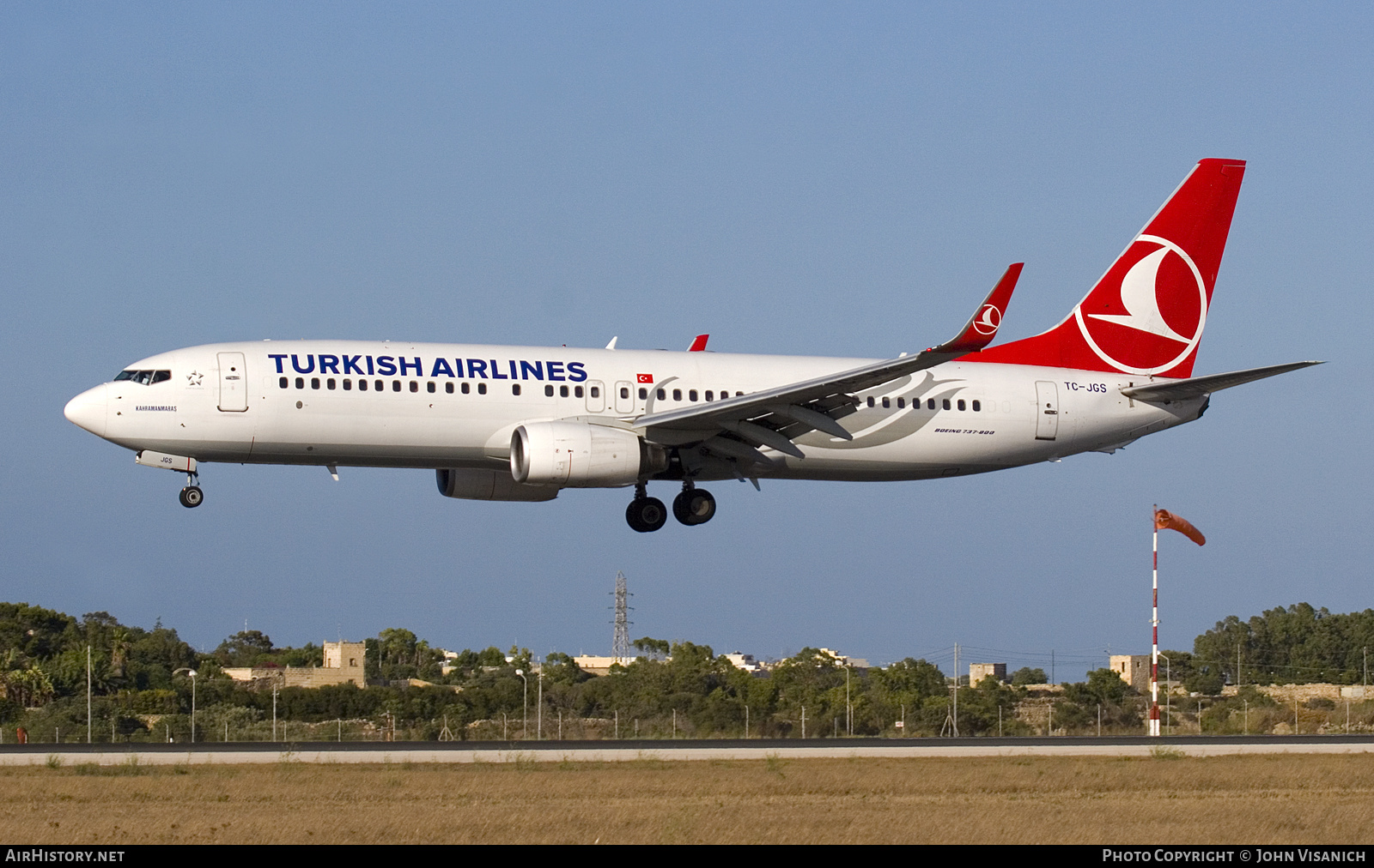 Aircraft Photo of TC-JGS | Boeing 737-8F2 | Turkish Airlines | AirHistory.net #740619