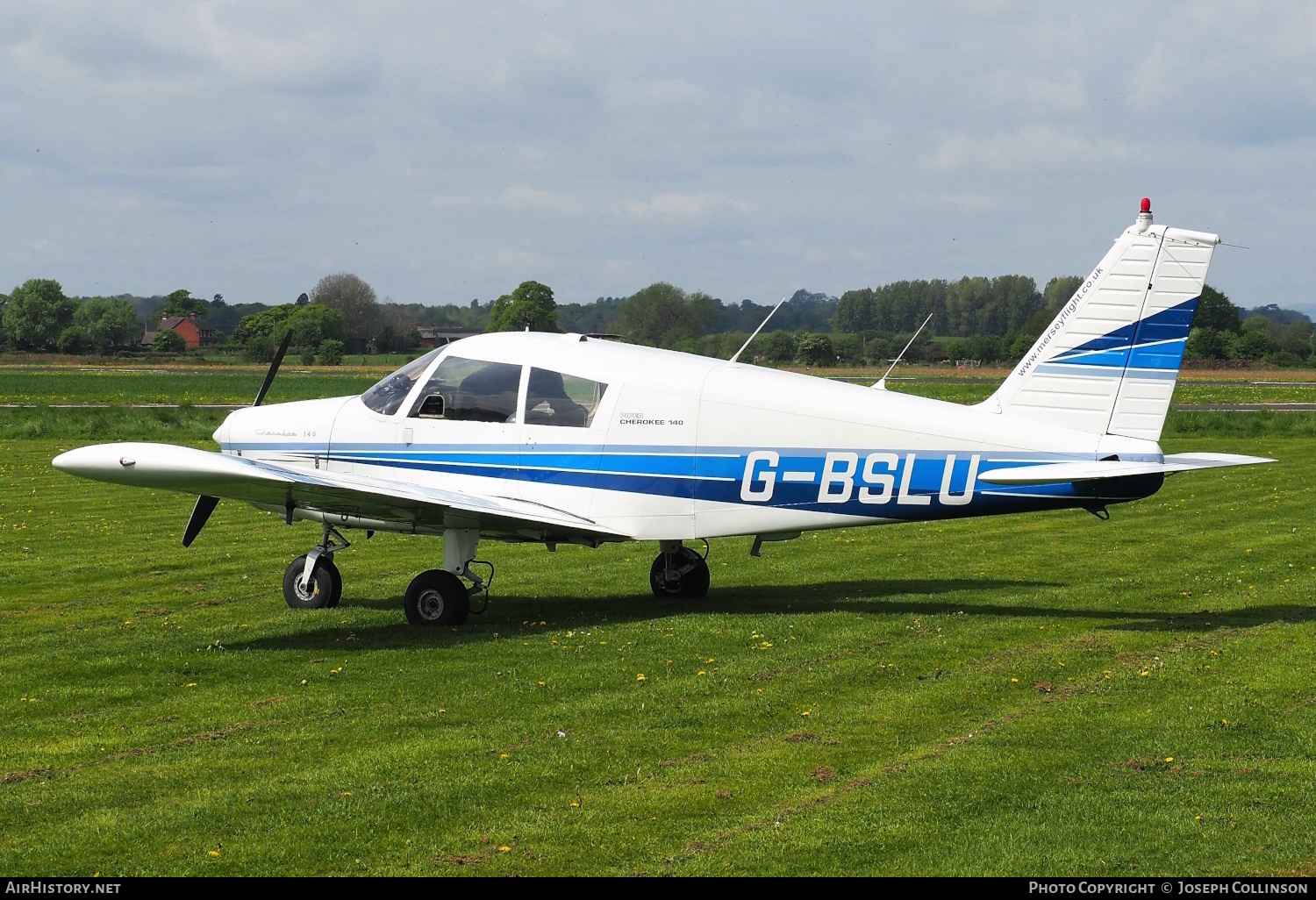 Aircraft Photo of G-BSLU | Piper PA-28-140 Cherokee | AirHistory.net #740621