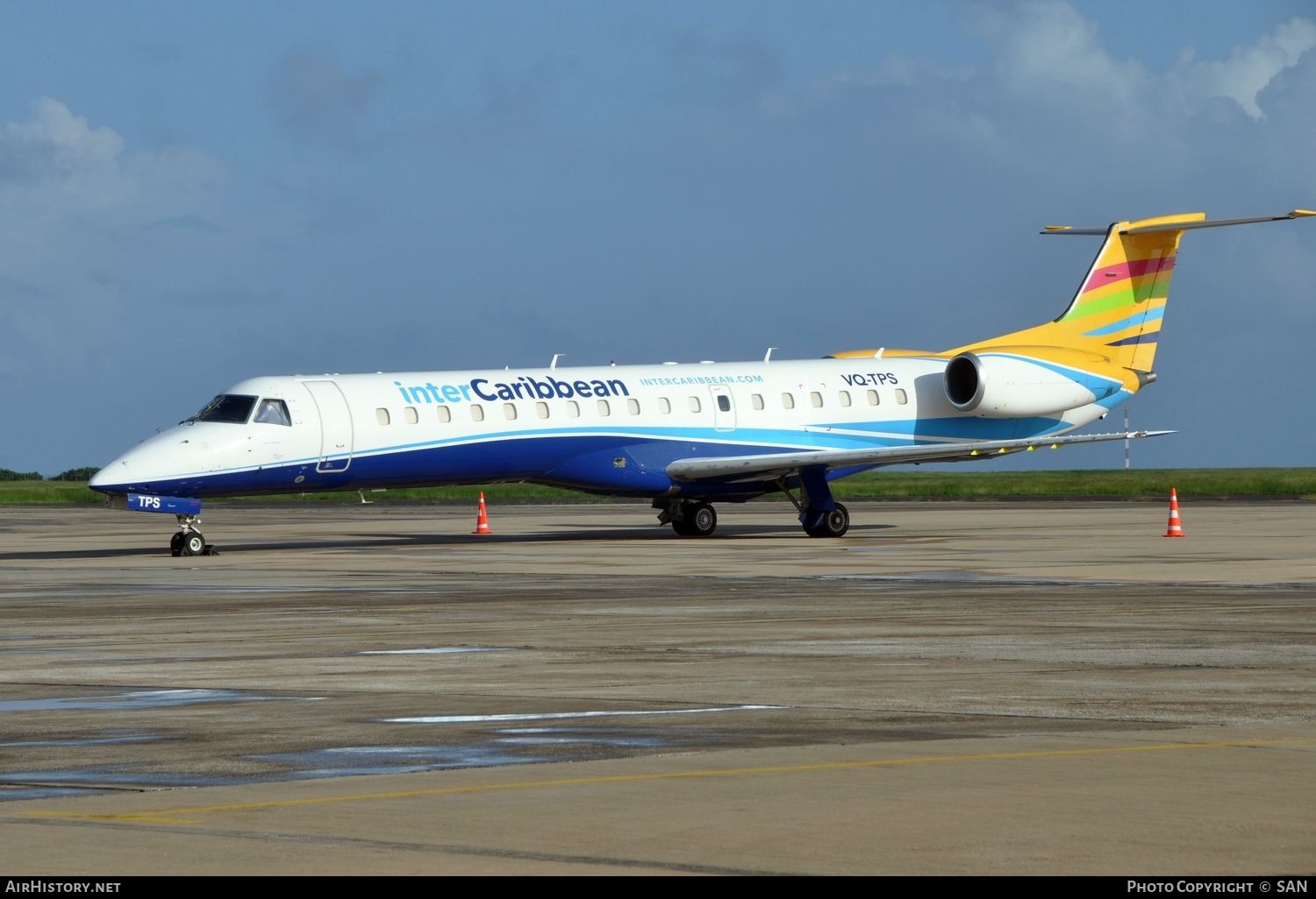 Aircraft Photo of VQ-TPS | Embraer ERJ-145LR (EMB-145LR) | InterCaribbean Airways | AirHistory.net #740623