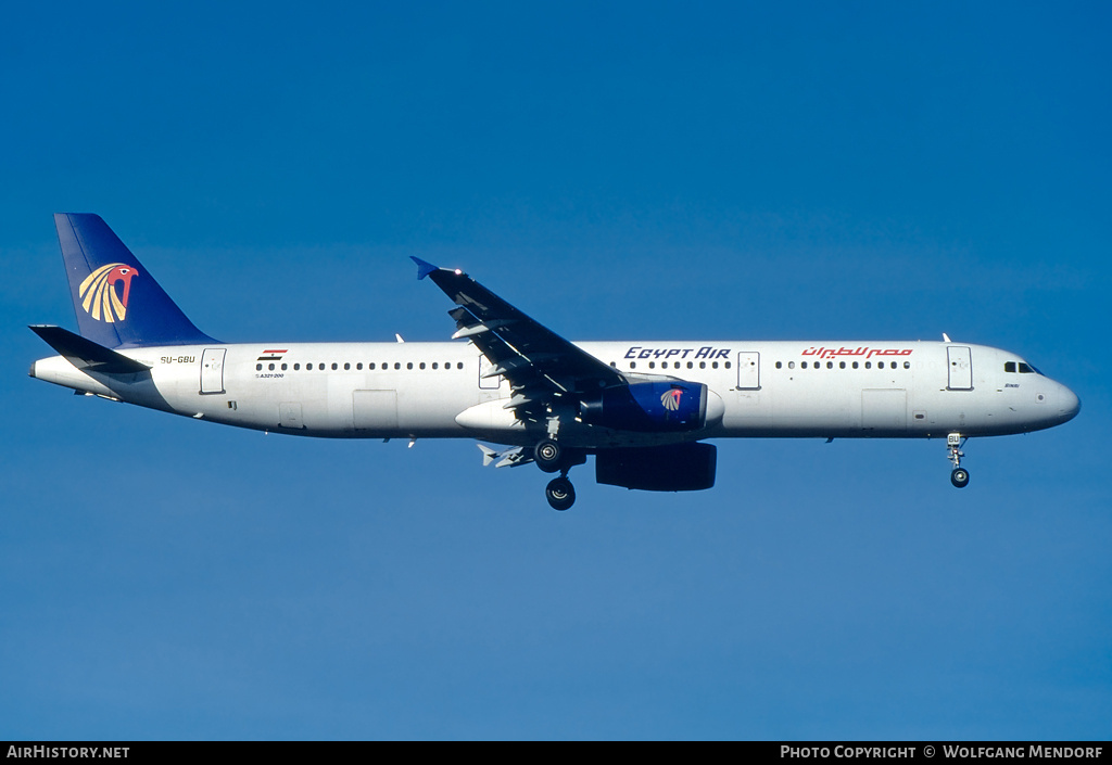 Aircraft Photo of SU-GBU | Airbus A321-231 | EgyptAir | AirHistory.net #740627