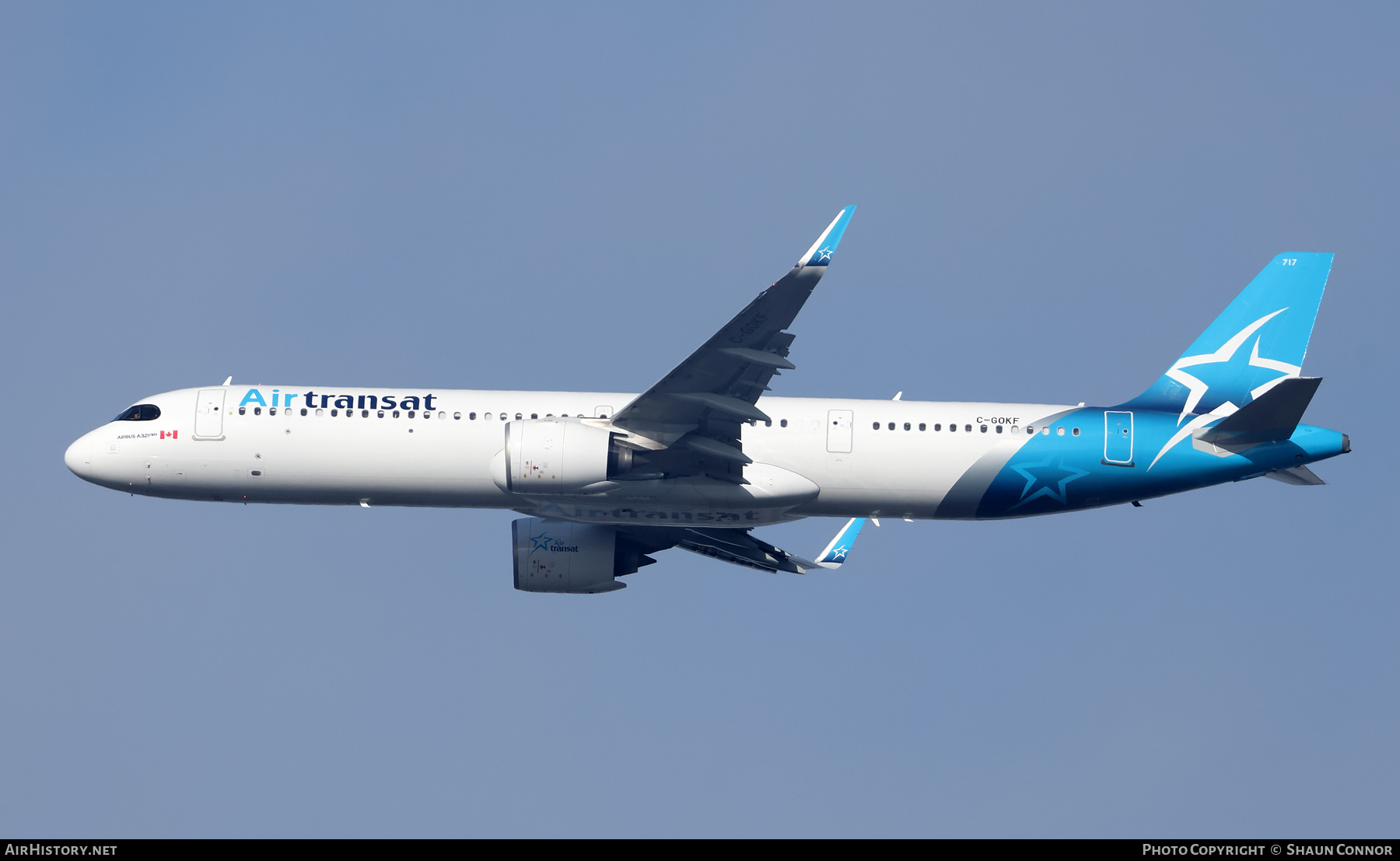 Aircraft Photo of C-GOKF | Airbus A321-271NX | Air Transat | AirHistory.net #740637