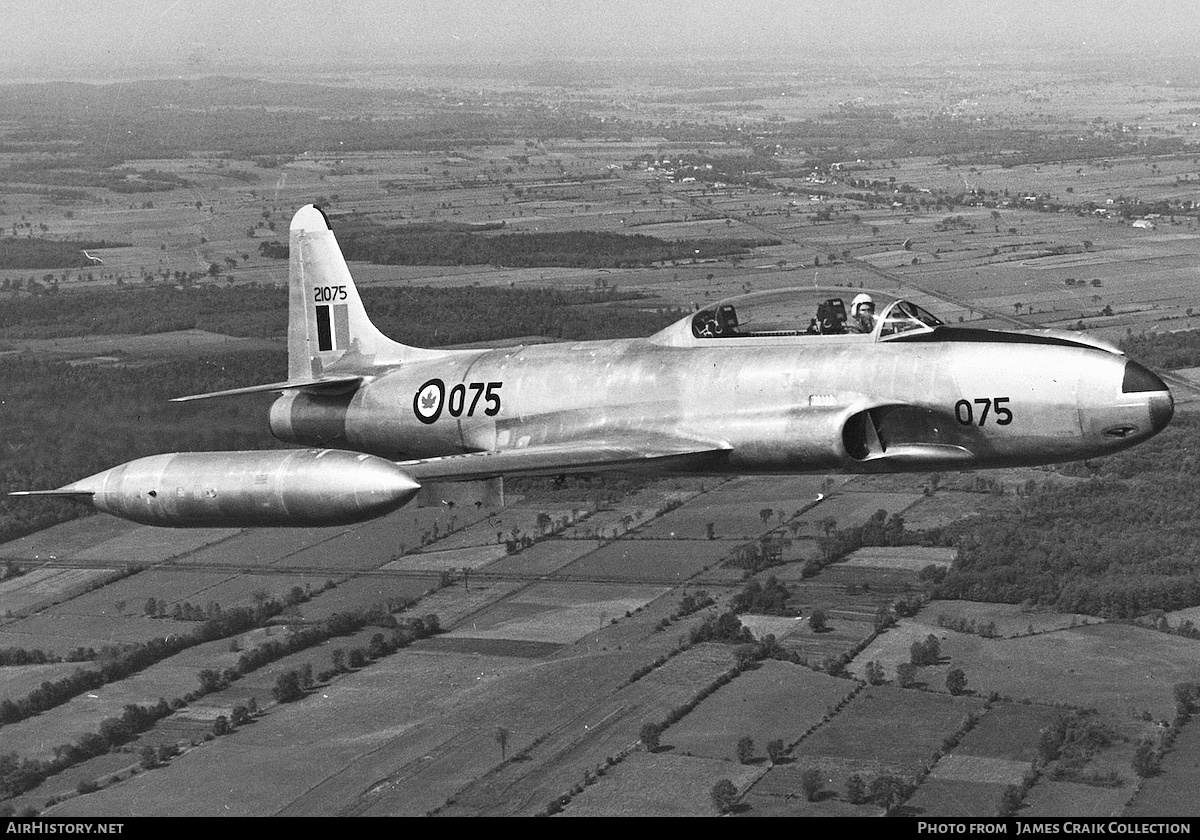 Aircraft Photo of 21075 | Canadair T-33AN Silver Star 3 | Canada - Air Force | AirHistory.net #740669