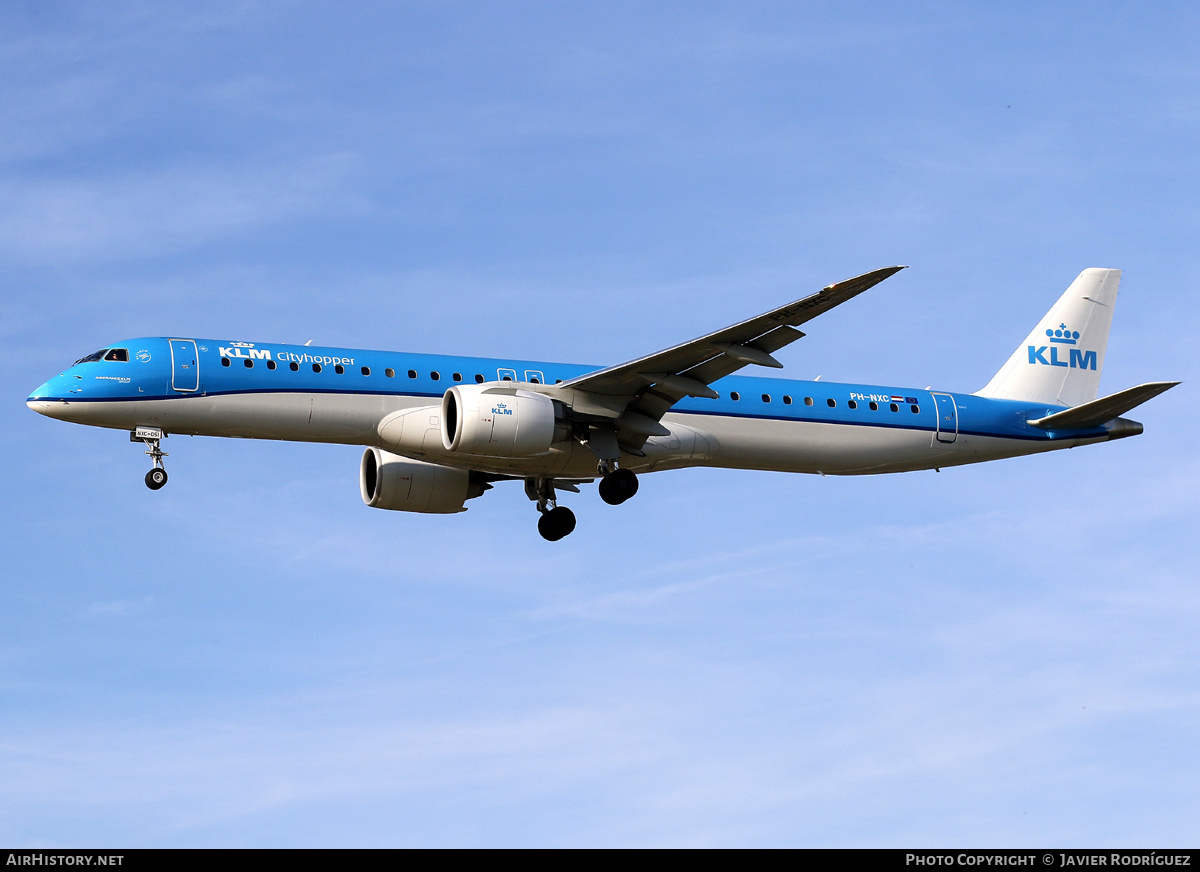 Aircraft Photo of PH-NXC | Embraer 195-E2 (ERJ-190-400) | KLM Cityhopper | AirHistory.net #740678