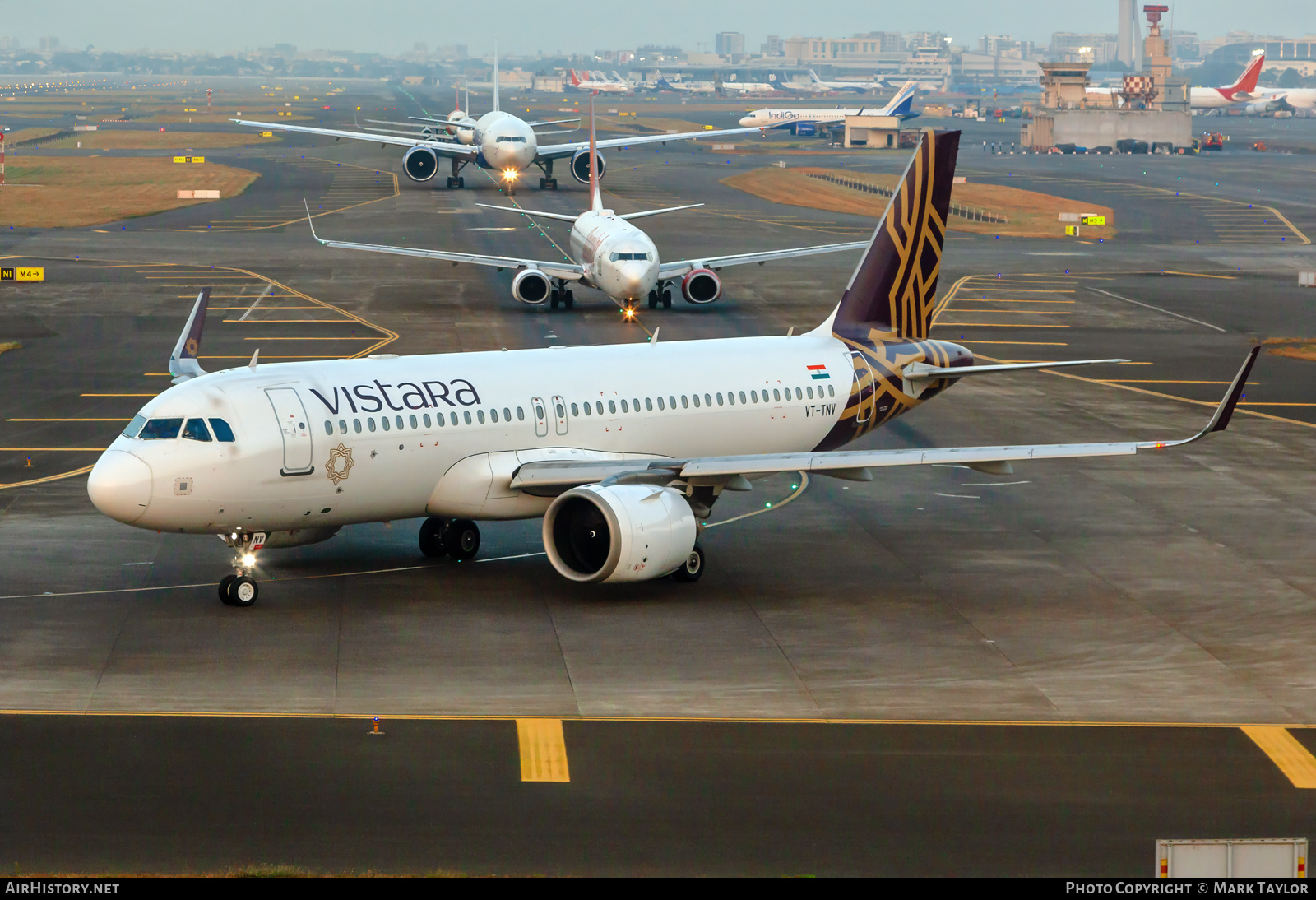 Aircraft Photo of VT-TNV | Airbus A320-251N | Vistara | AirHistory.net #740751