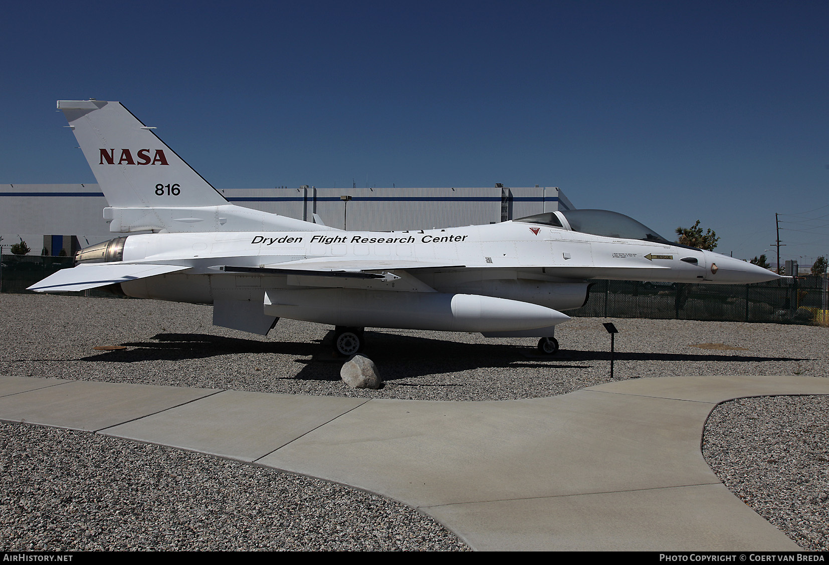 Aircraft Photo of 816 | General Dynamics F-16A Fighting Falcon | NASA - National Aeronautics and Space Administration | AirHistory.net #740795