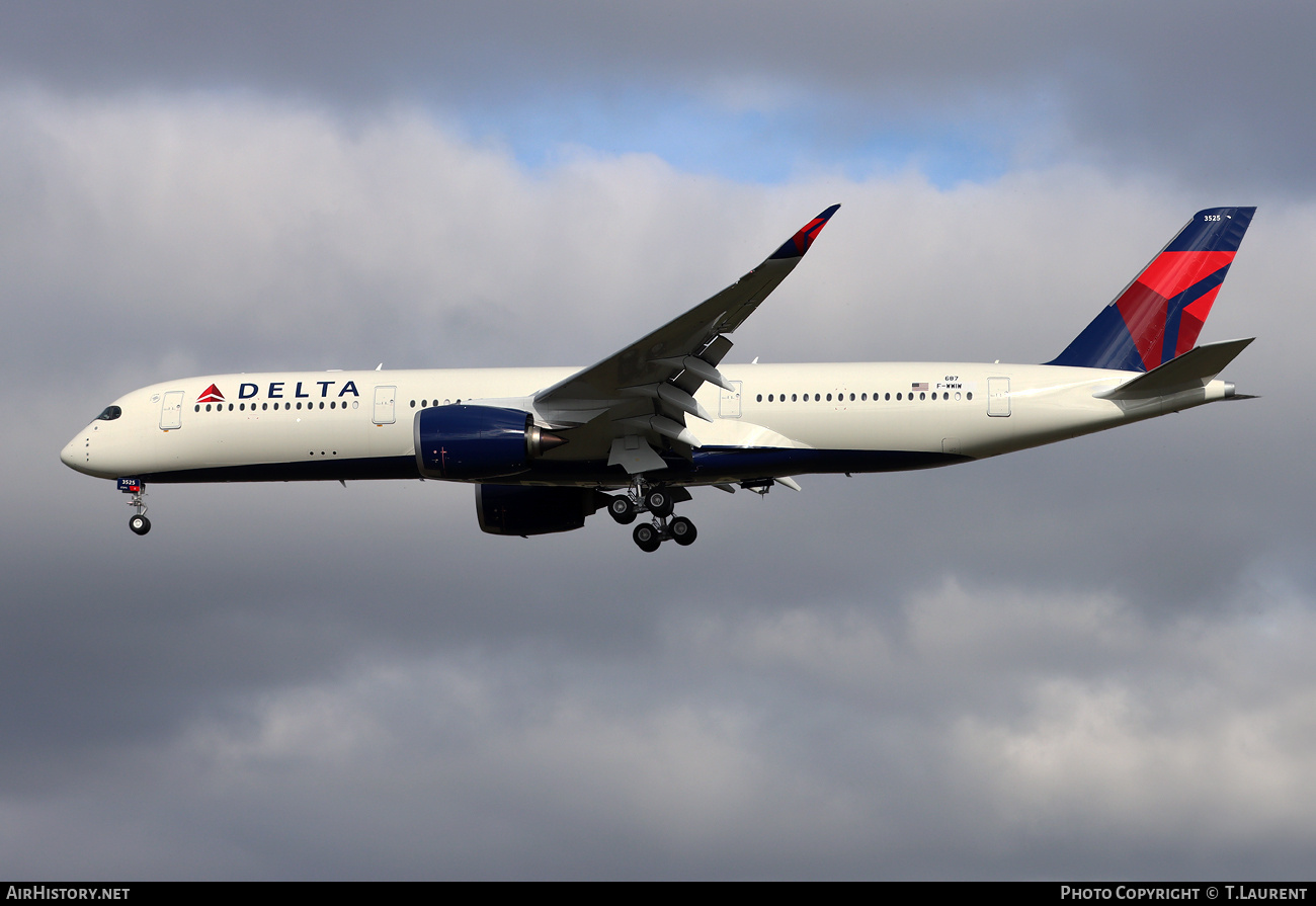 Aircraft Photo of F-WWIW | Airbus A350-941 | Delta Air Lines | AirHistory.net #740798
