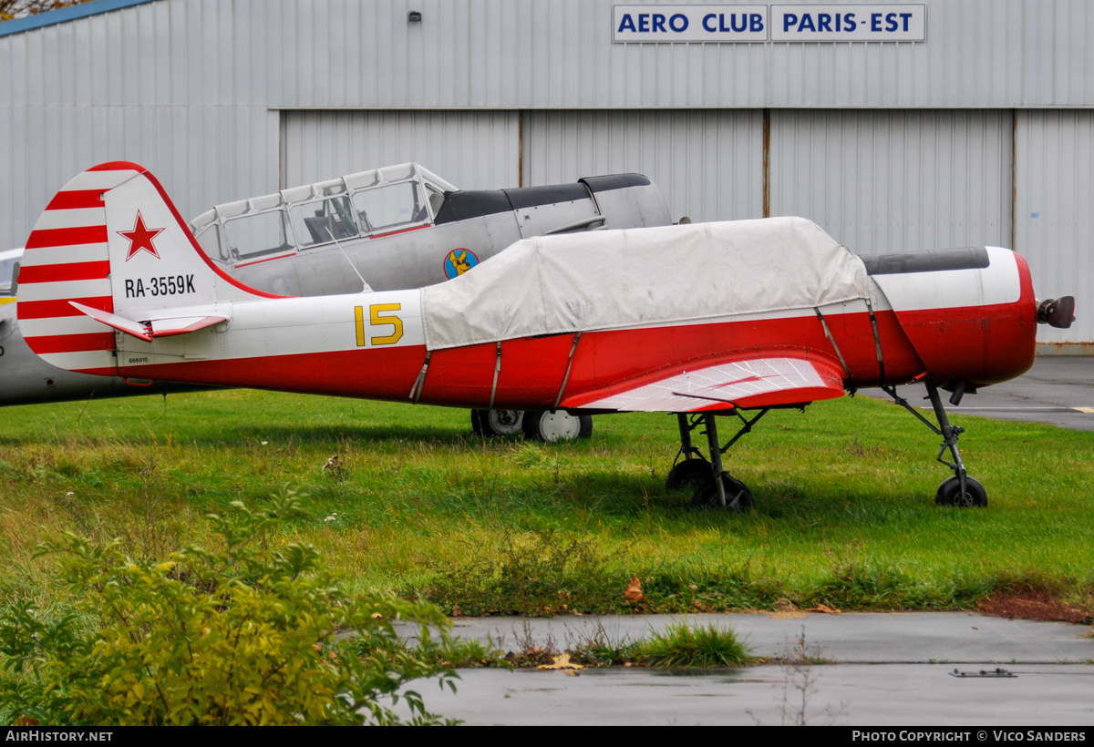 Aircraft Photo of RA-3559K / 15 | Yakovlev Yak-52 | Soviet Union - DOSAAF | AirHistory.net #740822