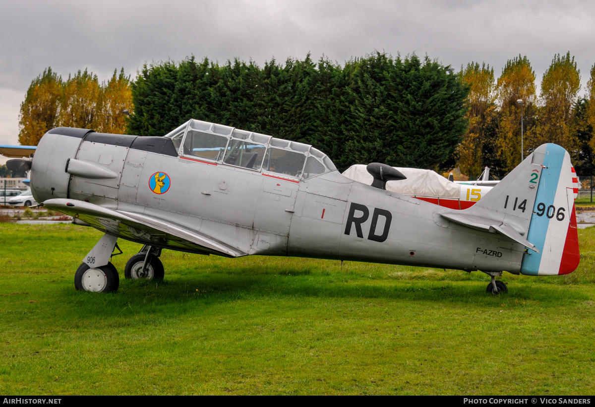Aircraft Photo of F-AZRD / 114906 | North American AT-6D Harvard III | France - Air Force | AirHistory.net #740825