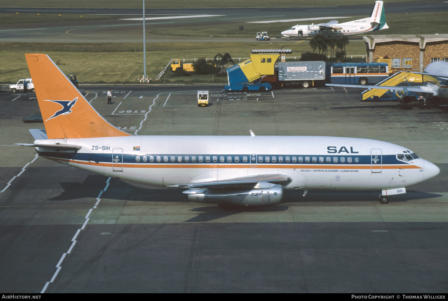 Aircraft Photo of ZS-SIH | Boeing 737-244/Adv | South African Airways | AirHistory.net #740881