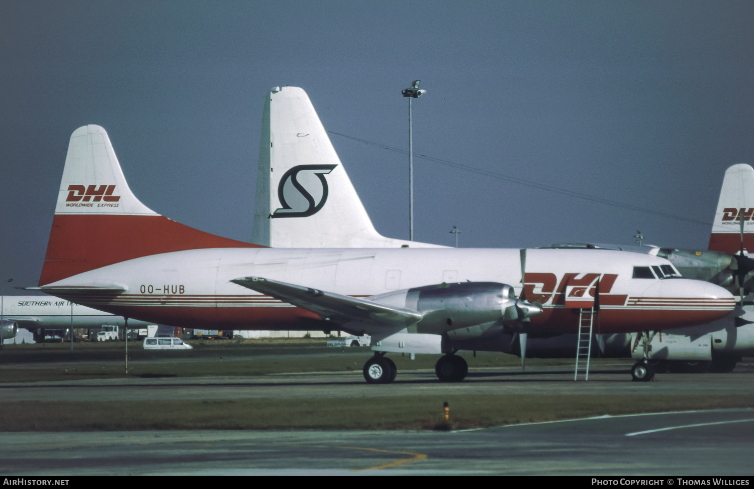 Aircraft Photo of OO-HUB | Convair 580/F | DHL Worldwide Express | AirHistory.net #740883