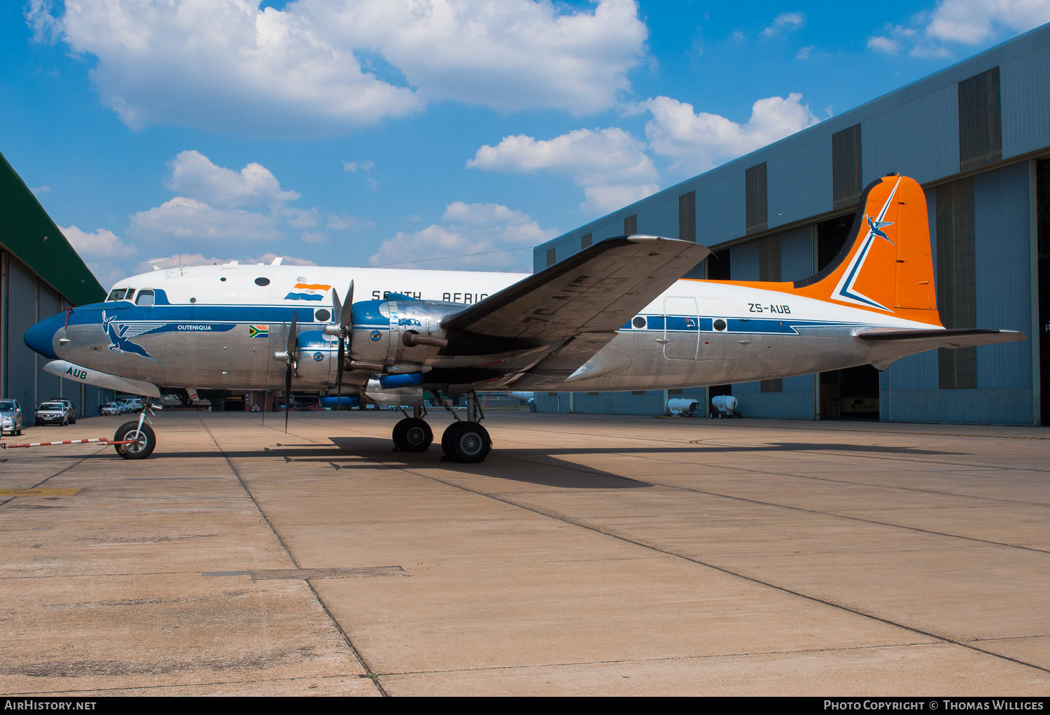 Aircraft Photo of ZS-AUB | Douglas DC-4-1009 | South African Airways - Suid-Afrikaanse Lugdiens | AirHistory.net #740891