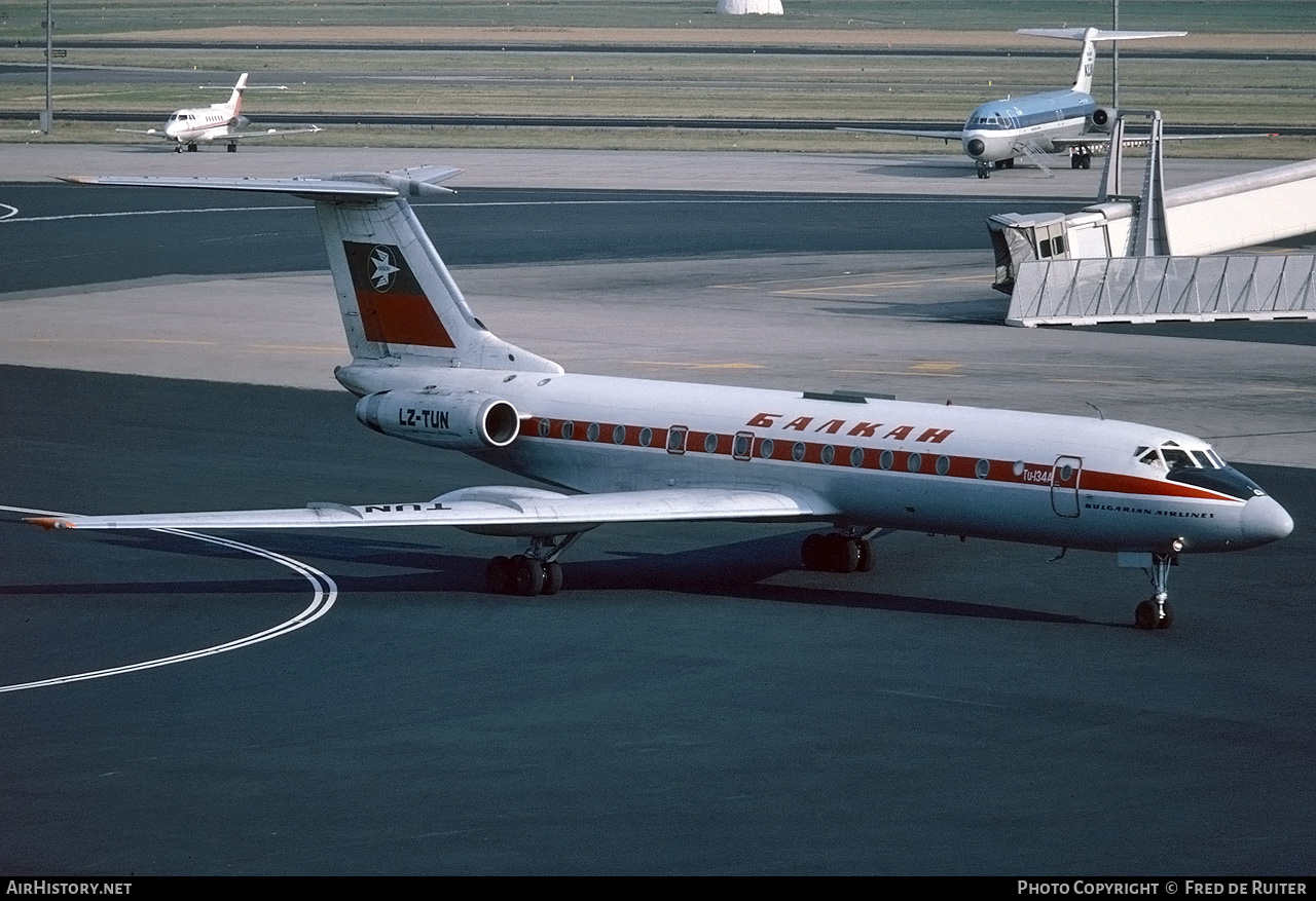 Aircraft Photo of LZ-TUN | Tupolev Tu-134A-3 | Balkan - Bulgarian Airlines | AirHistory.net #740917