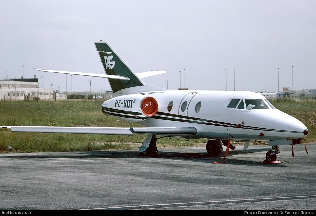 Aircraft Photo of HZ-NOT | Dassault Falcon 10 | TAG Aviation | AirHistory.net #740925