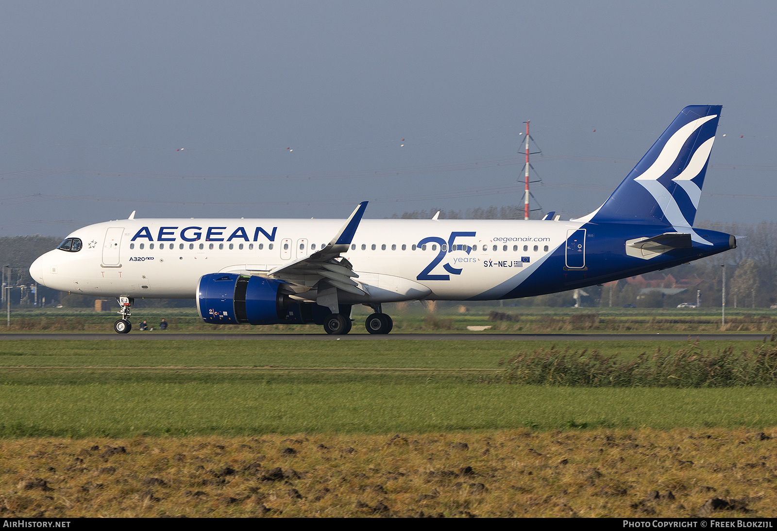 Aircraft Photo of SX-NEJ | Airbus A320-271N | Aegean Airlines | AirHistory.net #740933
