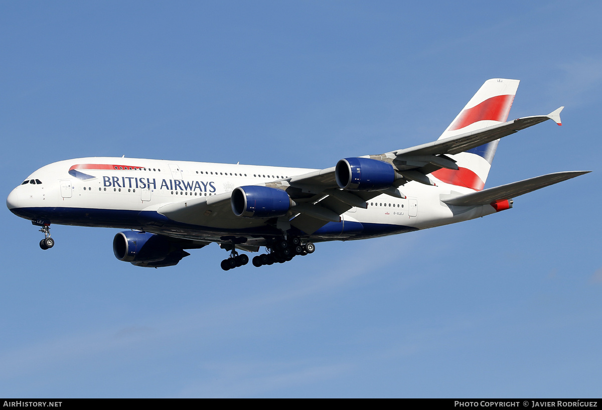 Aircraft Photo of G-XLEJ | Airbus A380-841 | British Airways | AirHistory.net #740945