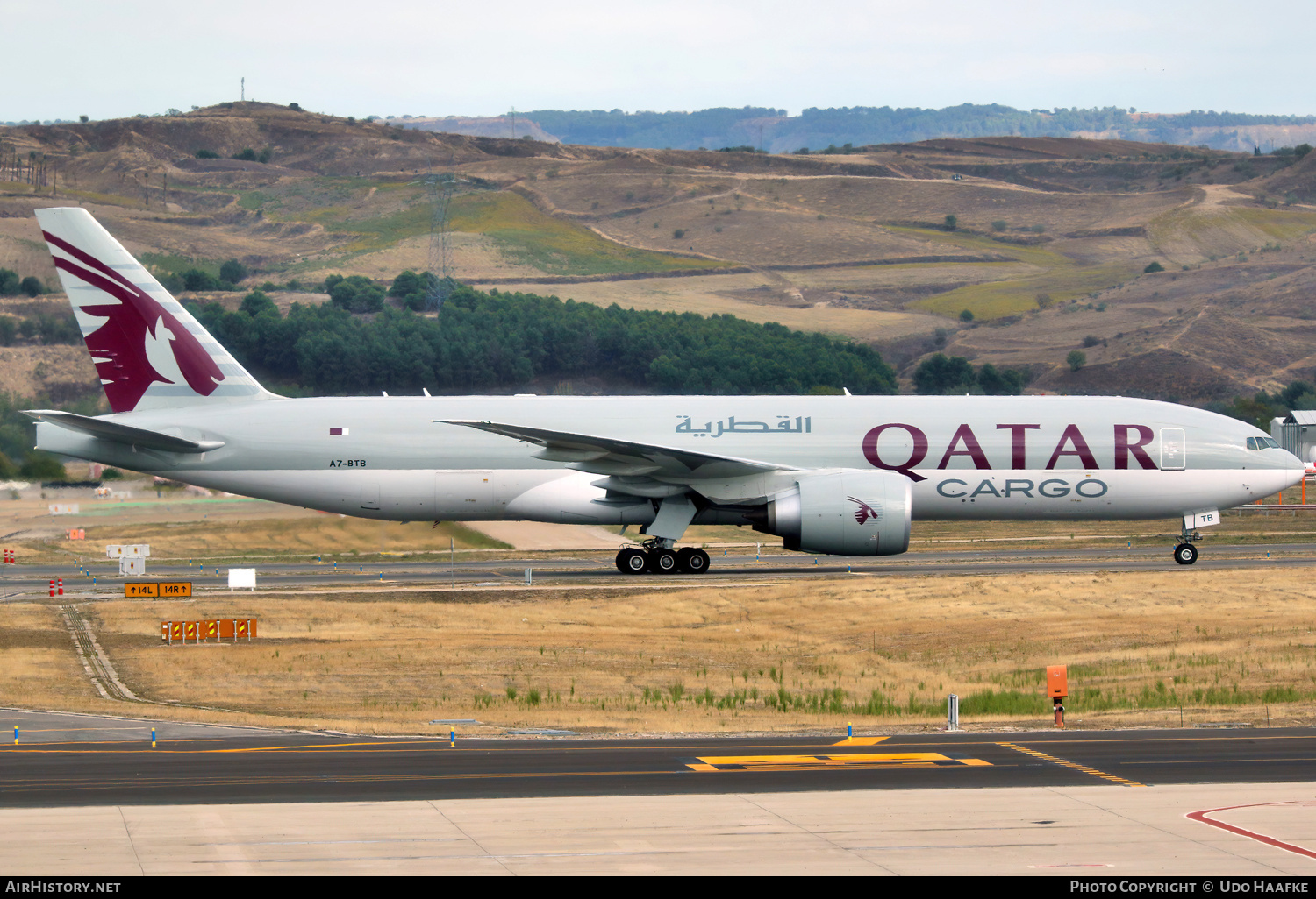 Aircraft Photo of A7-BTB | Boeing 777-F | Qatar Airways Cargo | AirHistory.net #740967