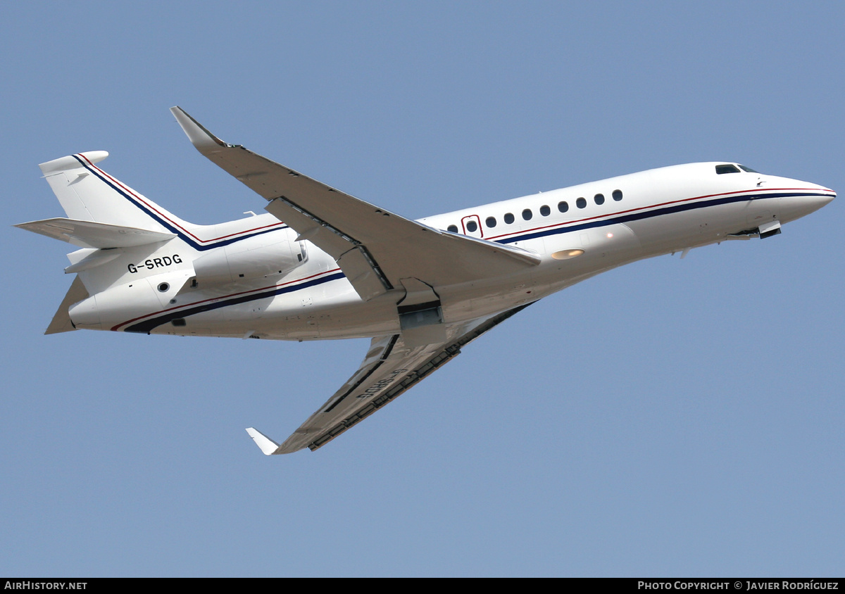 Aircraft Photo of G-SRDG | Dassault Falcon 7X | AirHistory.net #740984