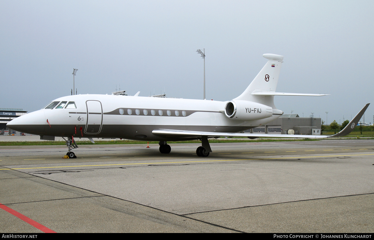 Aircraft Photo of YU-FVJ | Dassault Falcon 2000LX | AirHistory.net #741035