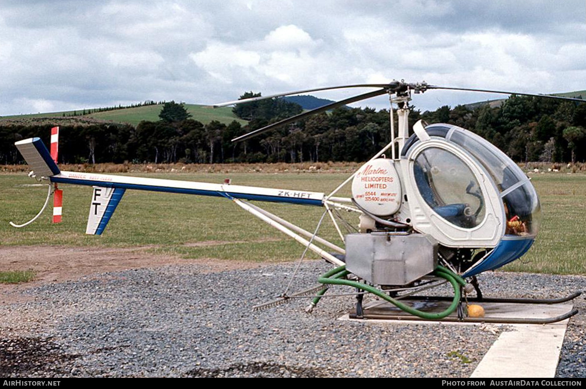 Aircraft Photo of ZK-HFT | Hughes 300C (269C) | Marine Helicopters | AirHistory.net #741063