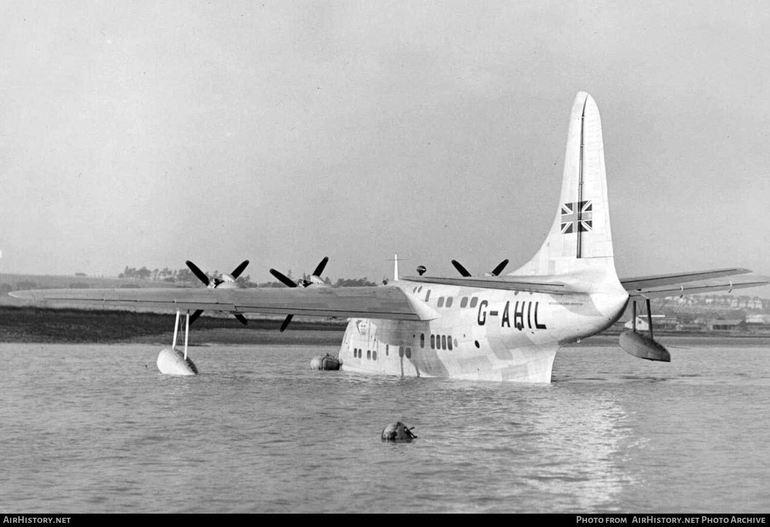 Aircraft Photo of G-AHIL | Short S.45 Solent 2 | BOAC - British Overseas Airways Corporation | AirHistory.net #741064