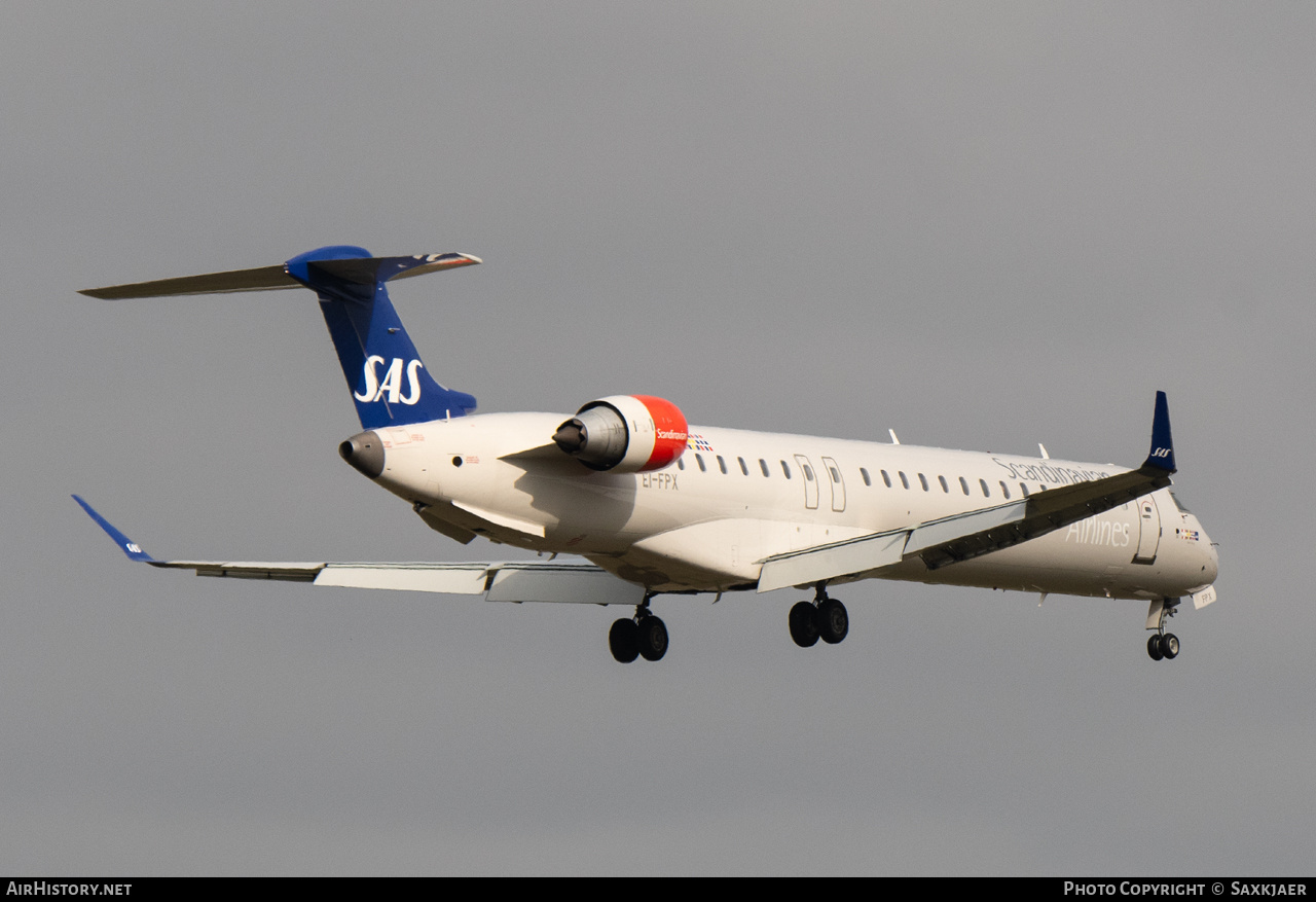 Aircraft Photo of EI-FPX | Bombardier CRJ-900LR (CL-600-2D24) | Scandinavian Airlines - SAS | AirHistory.net #741082