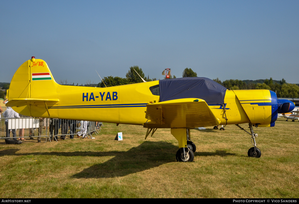 Aircraft Photo of HA-YAB | Yakovlev Yak-18T | AirHistory.net #741088