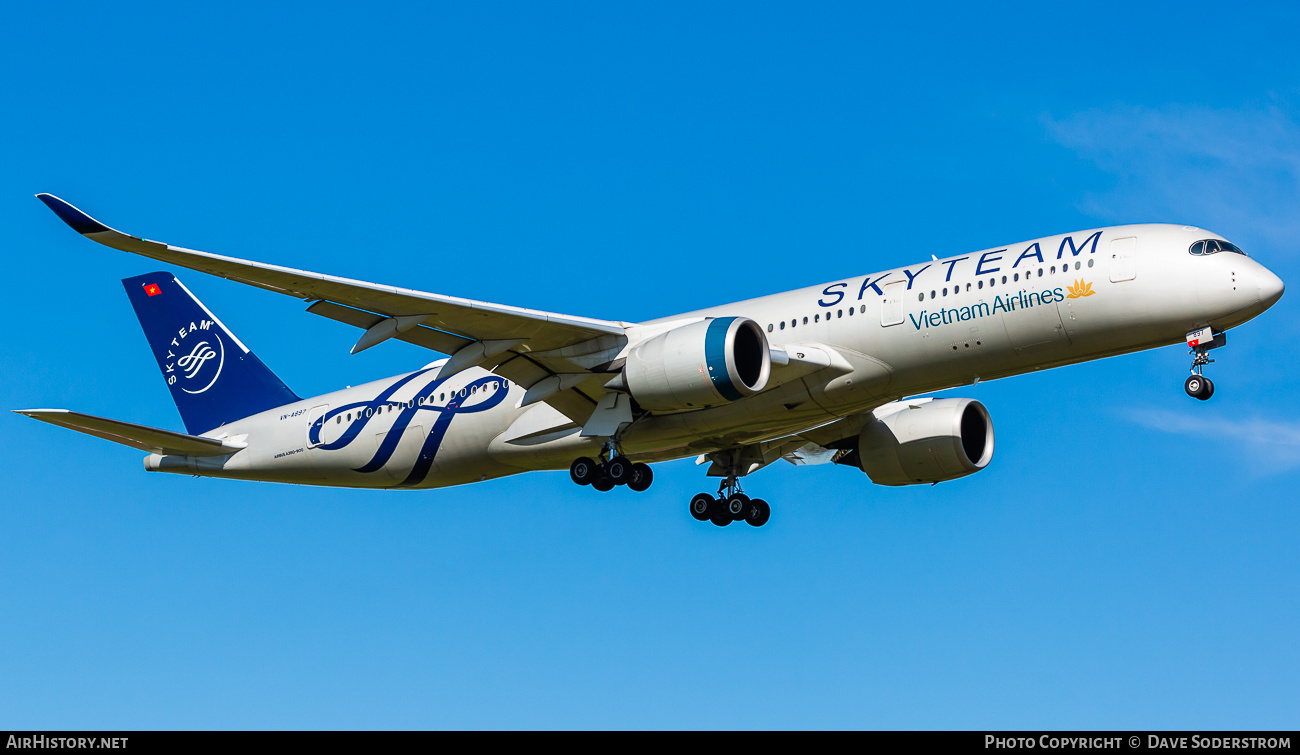 Aircraft Photo of VN-A897 | Airbus A350-941 | Vietnam Airlines | AirHistory.net #741101
