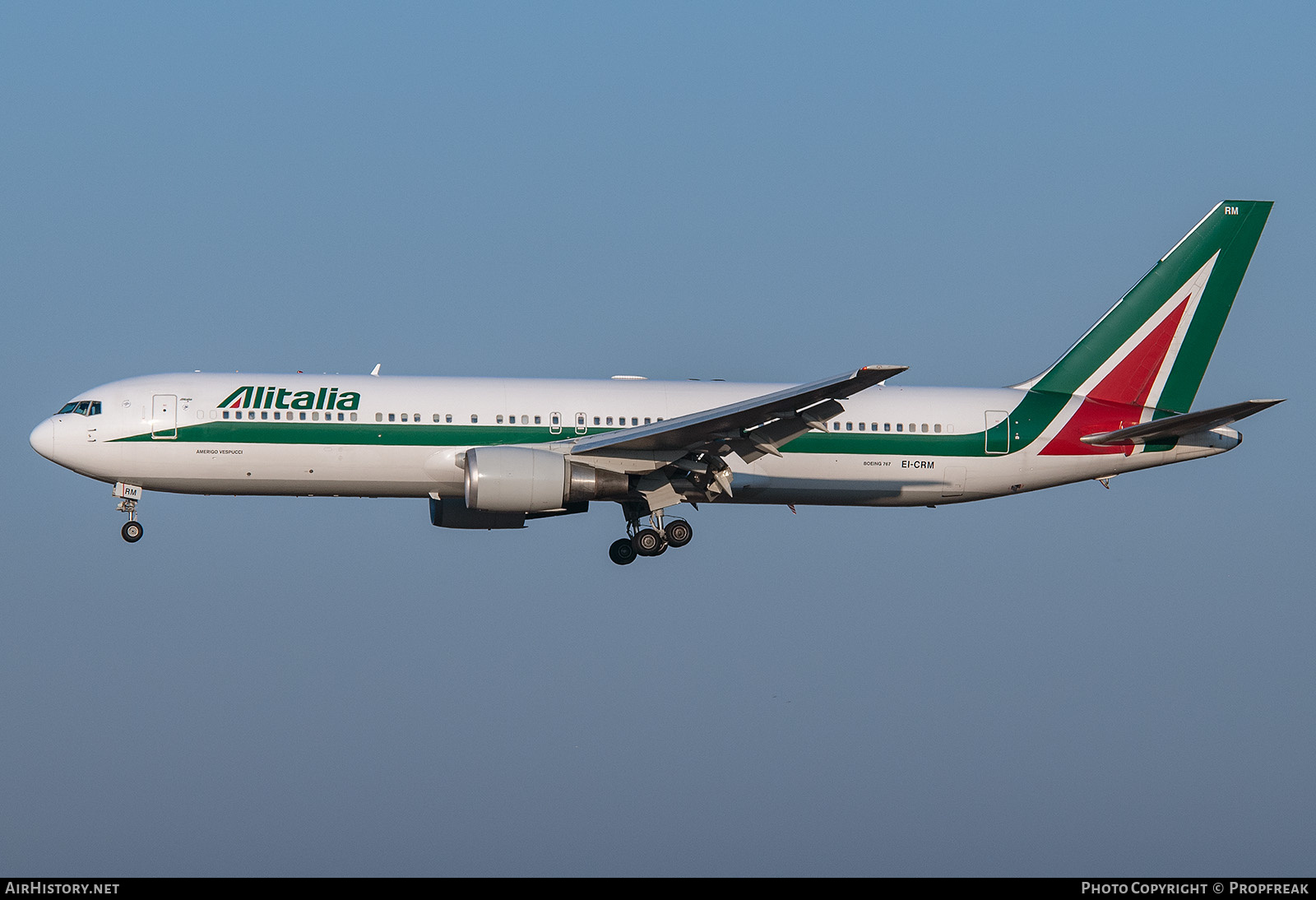 Aircraft Photo of EI-CRM | Boeing 767-343/ER | Alitalia | AirHistory.net #741103