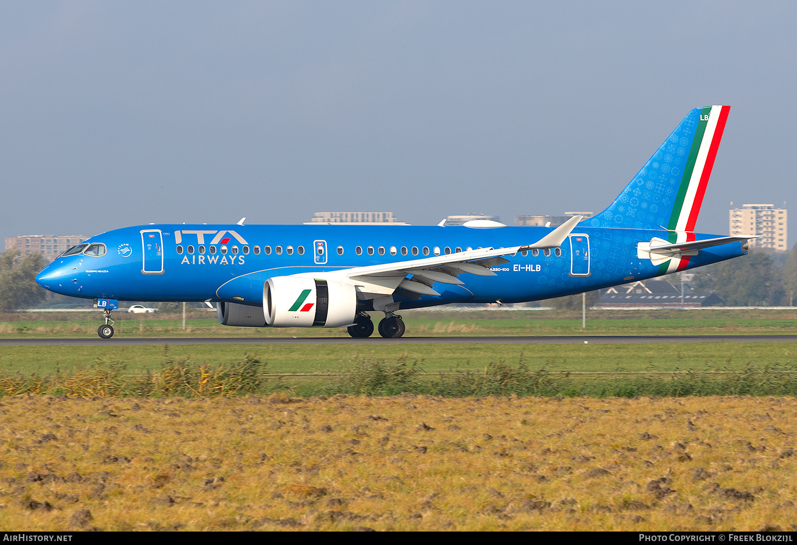 Aircraft Photo of EI-HLB | Airbus A220-100 (BD-500-1A10) | ITA Airways | AirHistory.net #741110