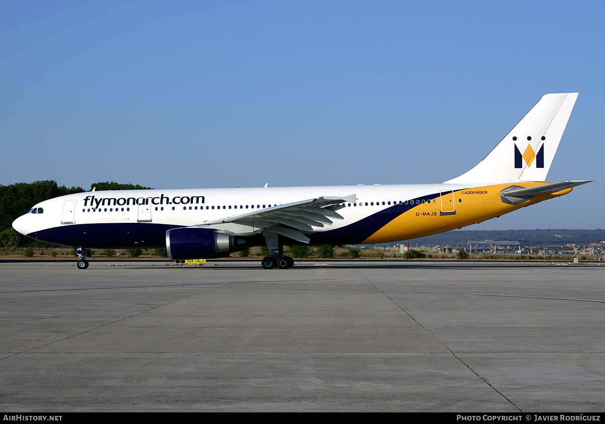 Aircraft Photo of G-MAJS | Airbus A300B4-605R | Monarch Airlines | AirHistory.net #741115