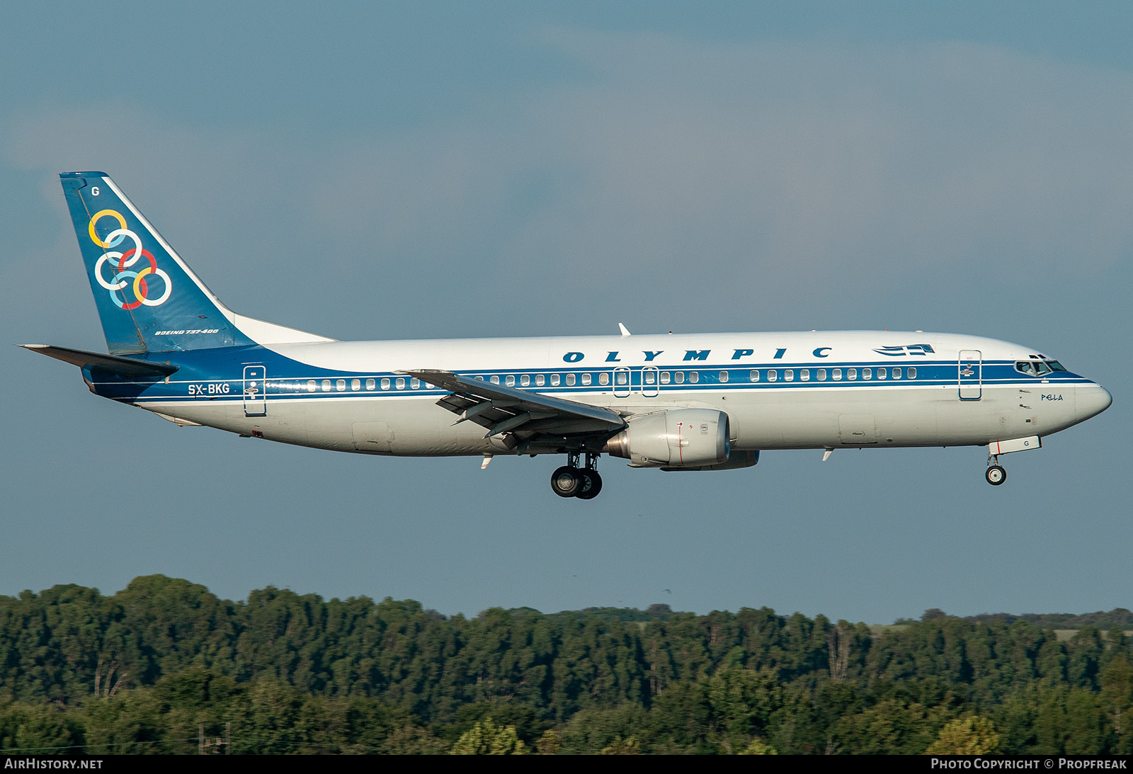 Aircraft Photo of SX-BKG | Boeing 737-484 | Olympic | AirHistory.net #741148