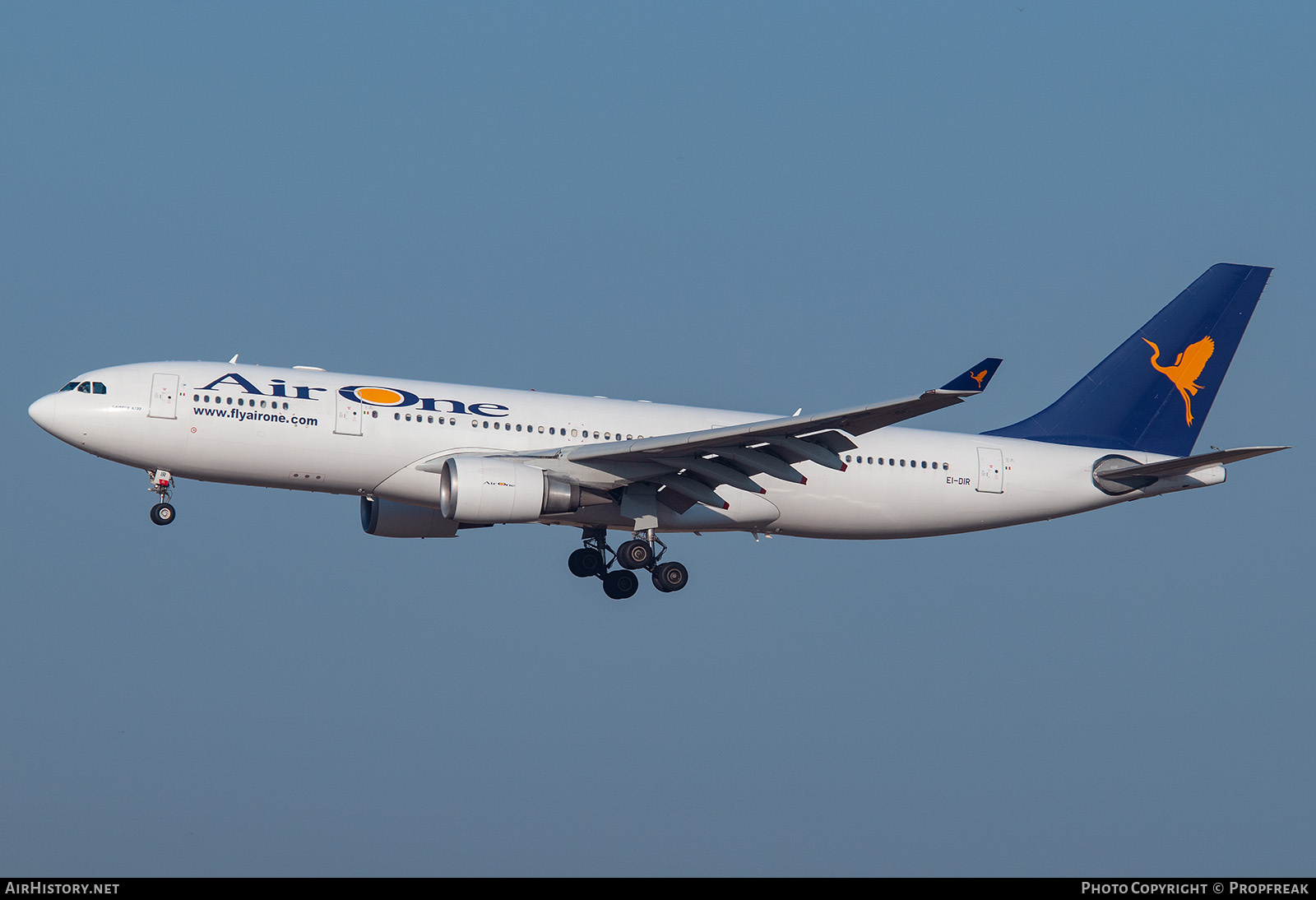 Aircraft Photo of EI-DIR | Airbus A330-202 | Air One | AirHistory.net #741163