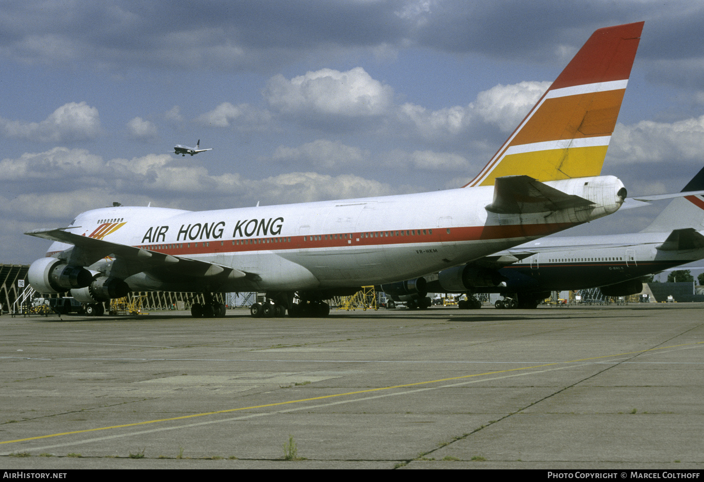 Aircraft Photo of VR-HKM | Boeing 747-132(SF) | Air Hong Kong | AirHistory.net #741165
