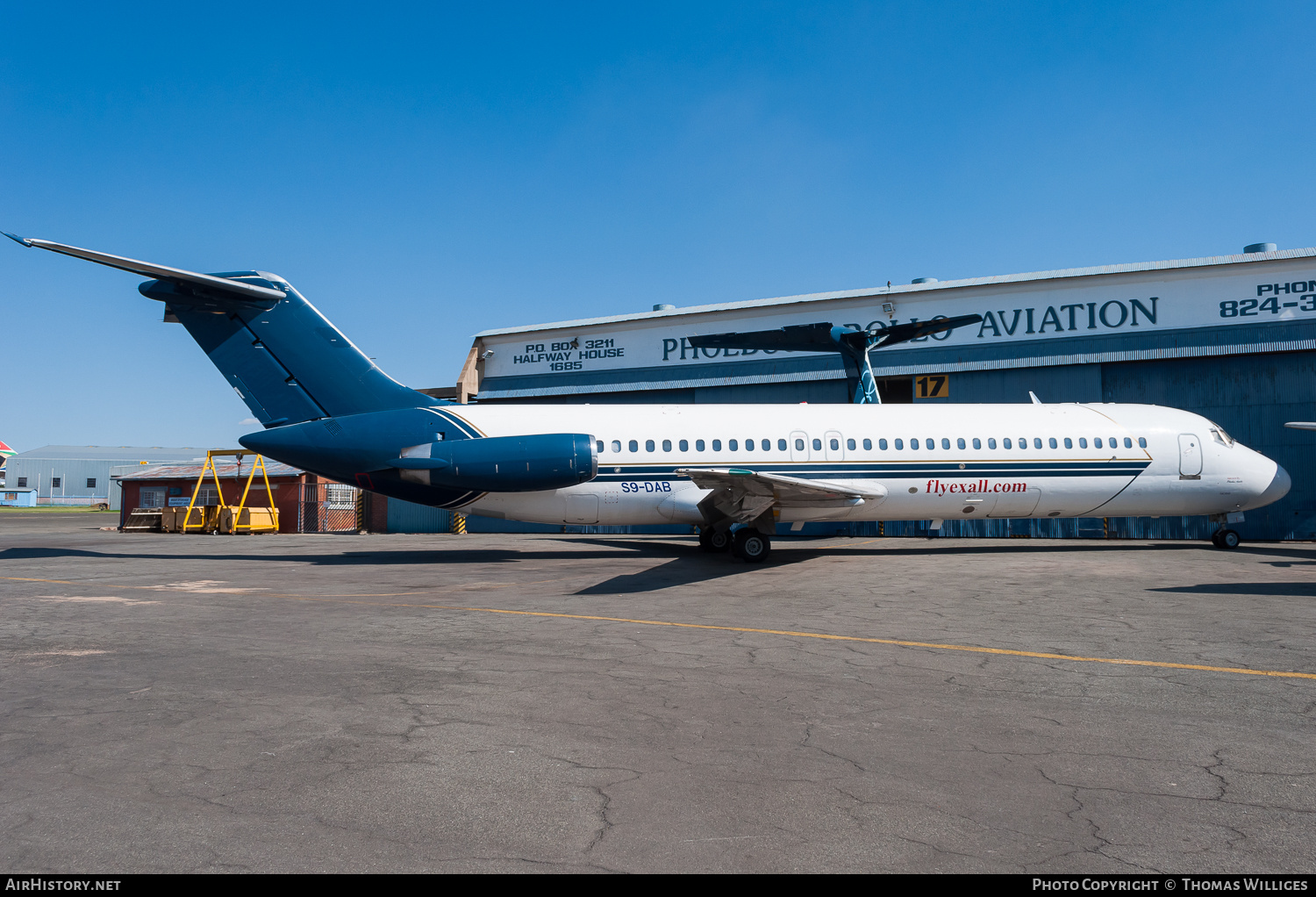 Aircraft Photo of S9-DAB | McDonnell Douglas DC-9-32 | Exclusive Alliance - FlyExall | AirHistory.net #741174