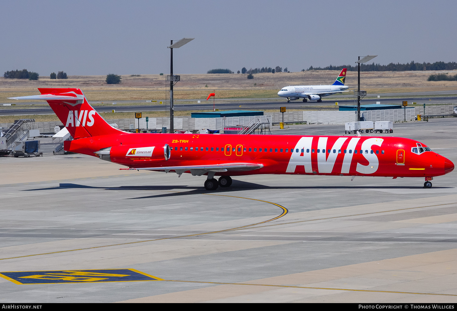 Aircraft Photo of ZS-TRH | McDonnell Douglas MD-87 (DC-9-87) | 1Time | AirHistory.net #741185
