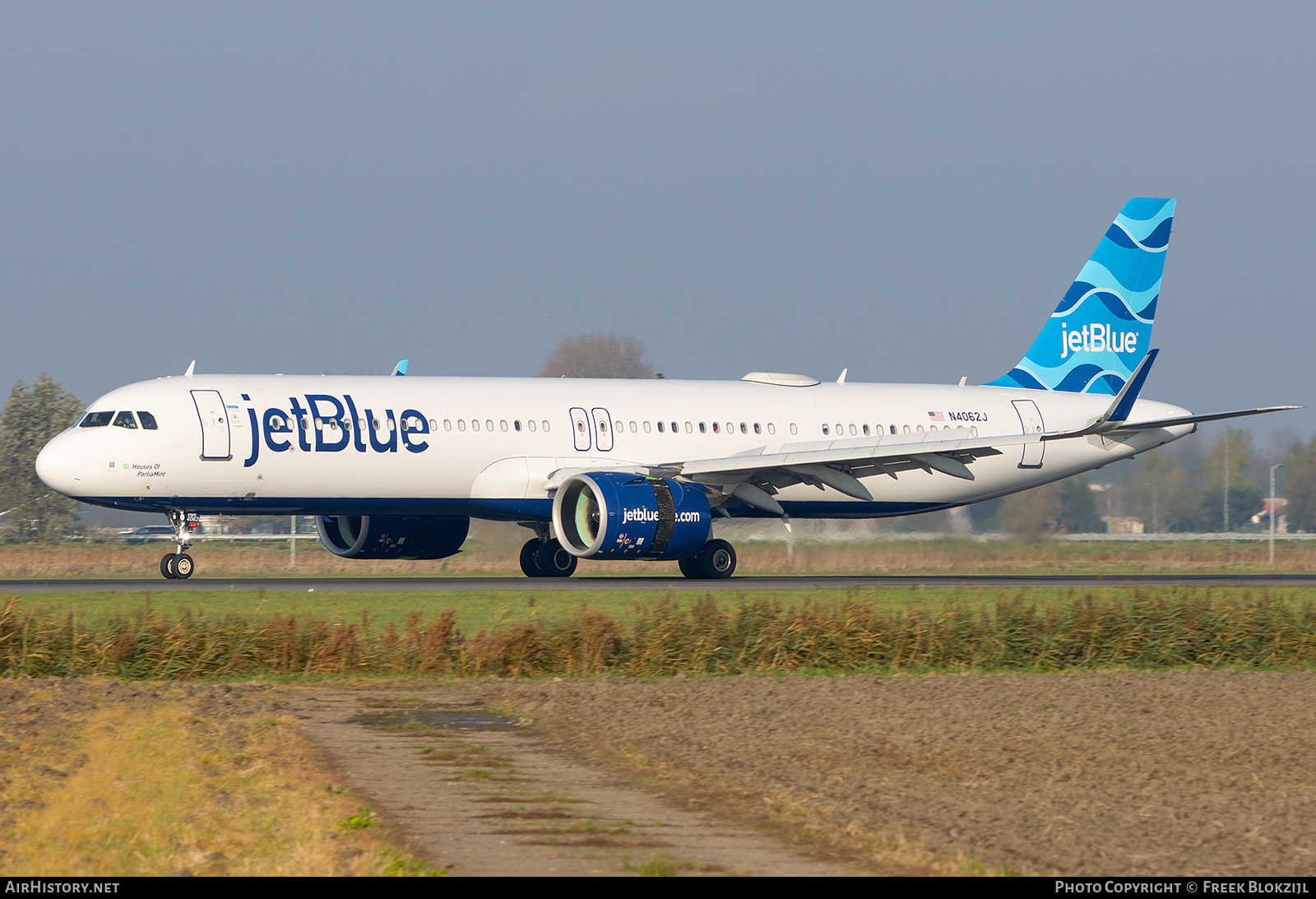 Aircraft Photo of N4062J | Airbus A321-271NX | JetBlue Airways | AirHistory.net #741238