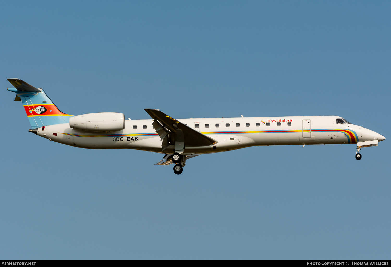 Aircraft Photo of 3DC-EAB | Embraer ERJ-145EU (EMB-145EU) | Eswatini Air | AirHistory.net #741264