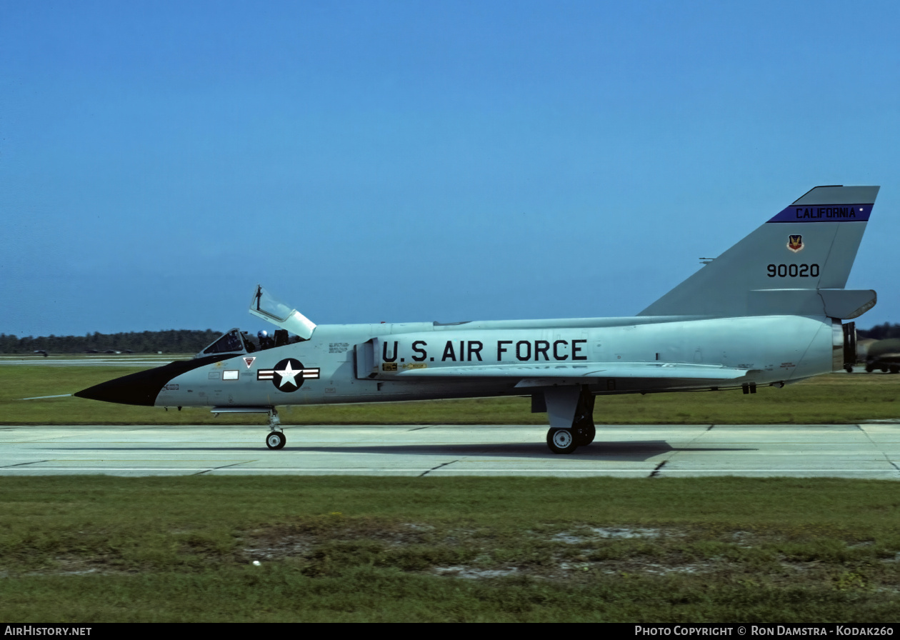Aircraft Photo of 59-0020 / 90020 | Convair F-106A Delta Dart | USA - Air Force | AirHistory.net #741271