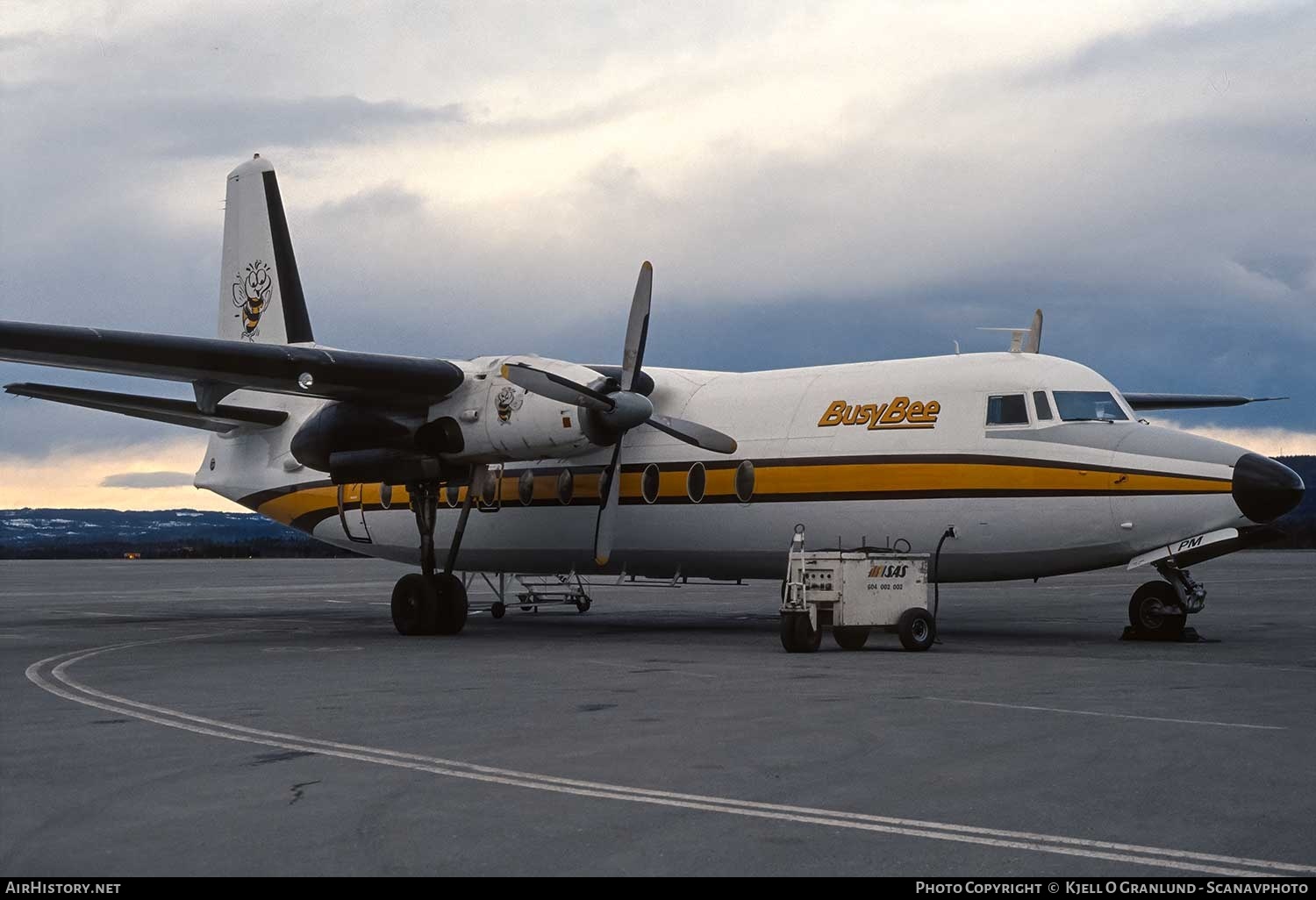 Aircraft Photo of LN-NPM | Fokker F27-100 Friendship | Busy Bee of Norway | AirHistory.net #741284
