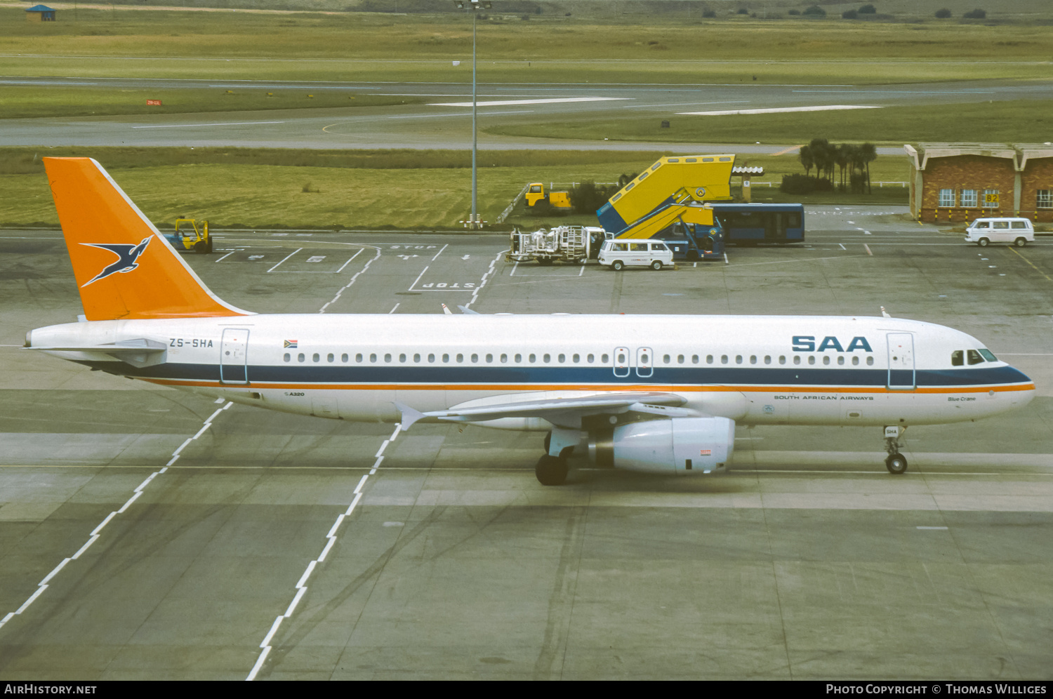 Aircraft Photo of ZS-SHA | Airbus A320-231 | South African Airways - Suid-Afrikaanse Lugdiens | AirHistory.net #741287