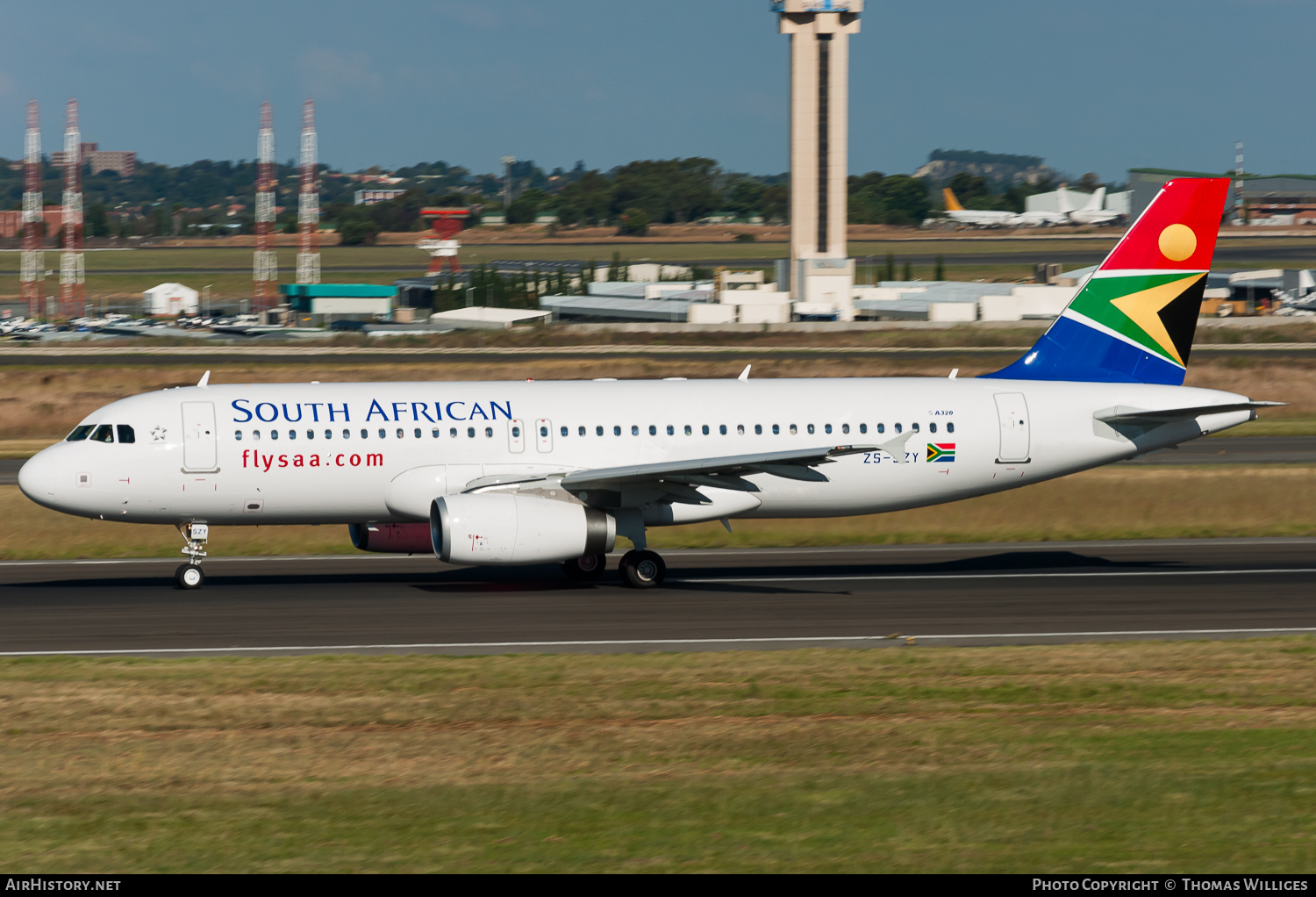 Aircraft Photo of ZS-SZY | Airbus A320-232 | South African Airways | AirHistory.net #741289