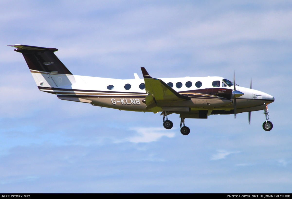 Aircraft Photo of G-KLNB | Hawker Beechcraft 350 King Air (B300) | SaxonAir | AirHistory.net #741310