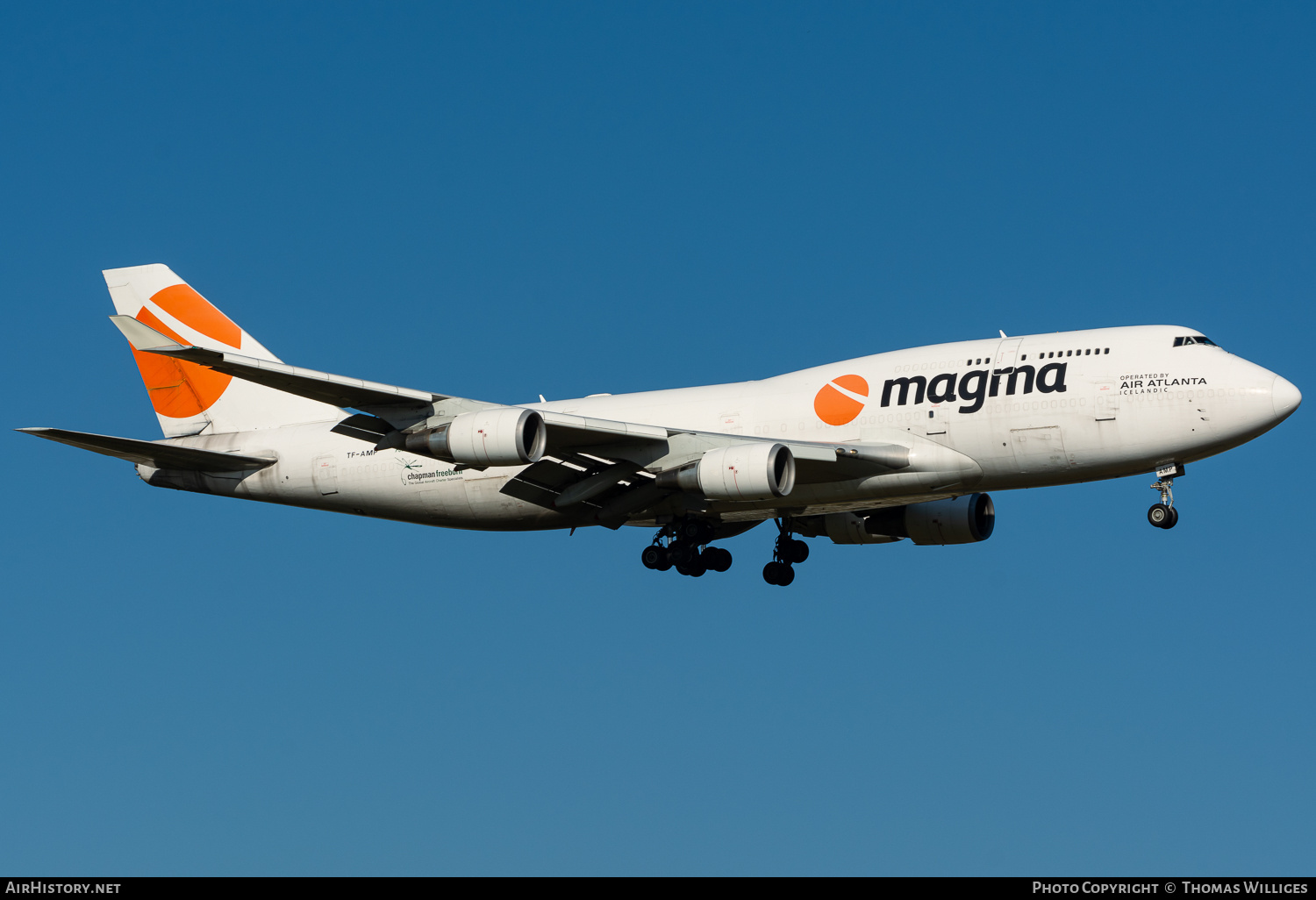 Aircraft Photo of TF-AMP | Boeing 747-481(BCF) | Magma Aviation | AirHistory.net #741314