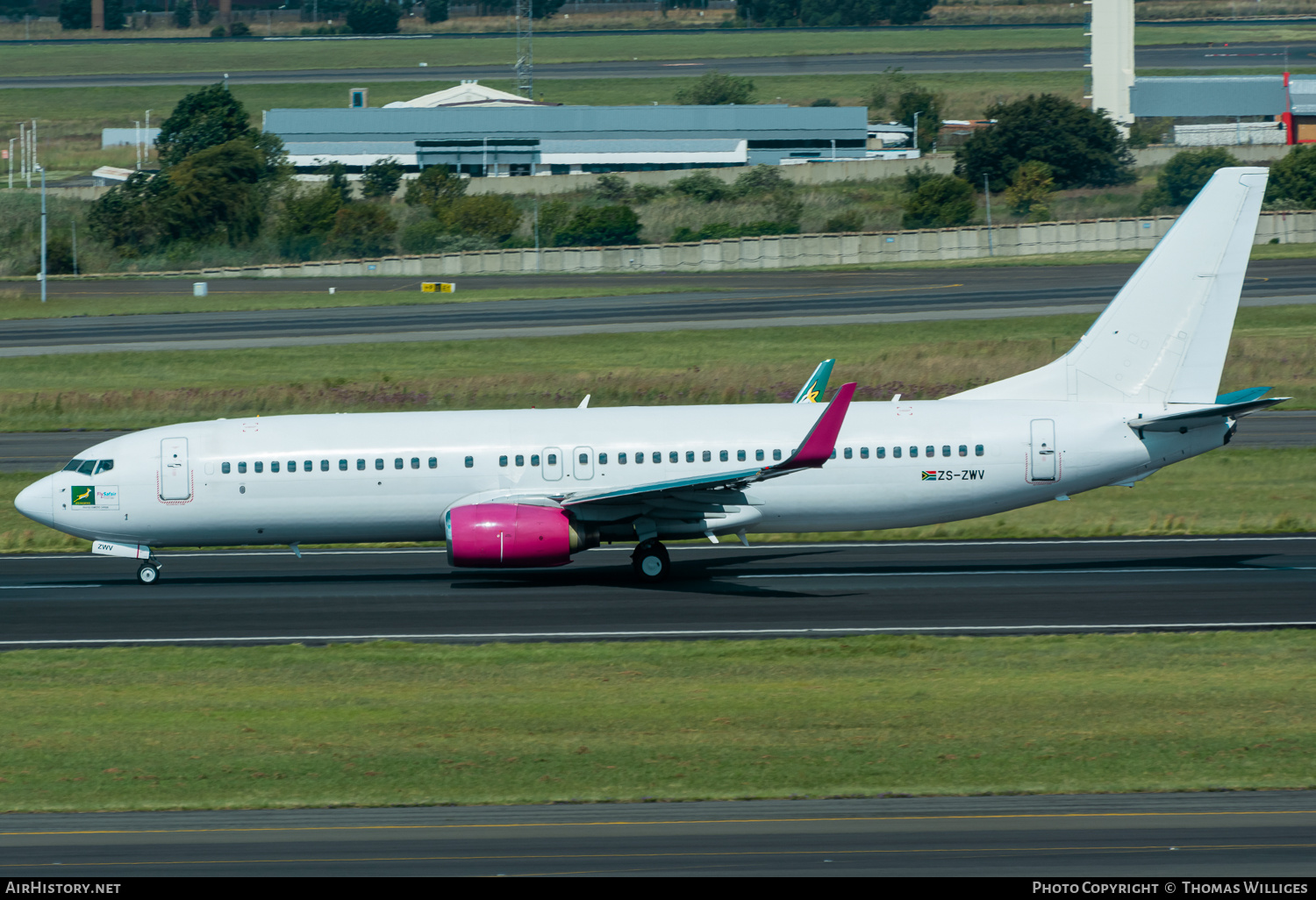 Aircraft Photo of ZS-ZWV | Boeing 737-8K5 | FlySafair | AirHistory.net #741325