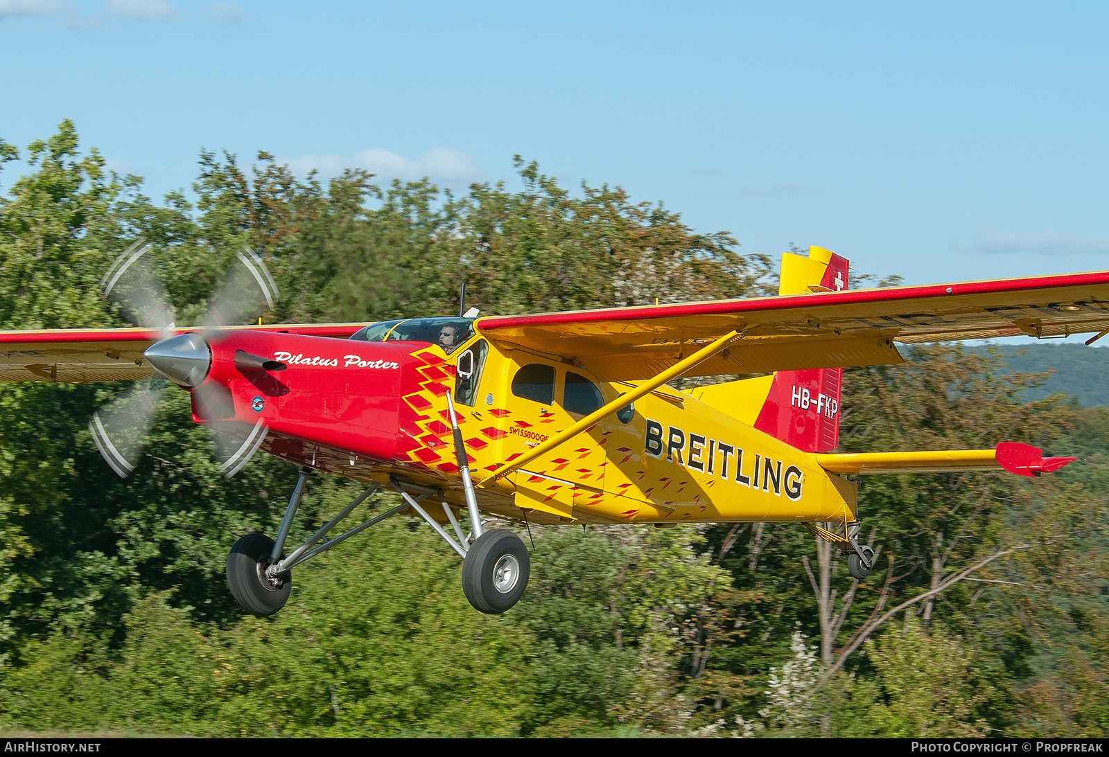 Aircraft Photo of HB-FKP | Pilatus PC-6/B2-H4 Turbo Porter | Breitling | AirHistory.net #741333